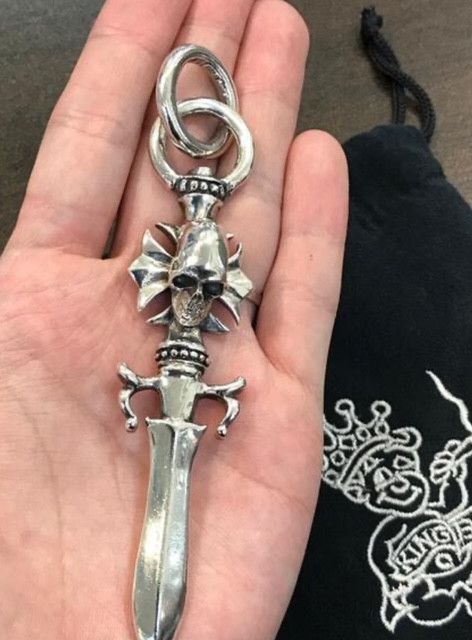 King Baby Studio KING BABY STUDIO Huge Baby Skull Cross Dagger Size ONE SIZE - 15 Thumbnail