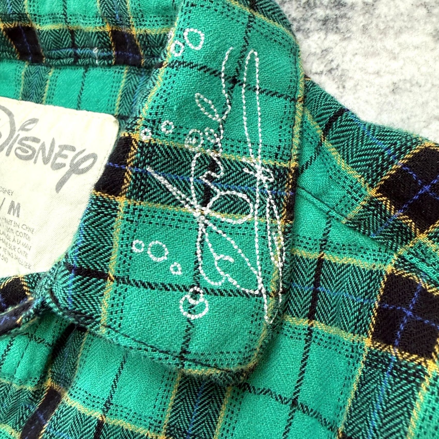 Vintage Cakeworthy Disney Shirt Medium Plaid Flannel Ariel Mermaid Part of Your World Size M / US 6-8 / IT 42-44 - 4 Thumbnail