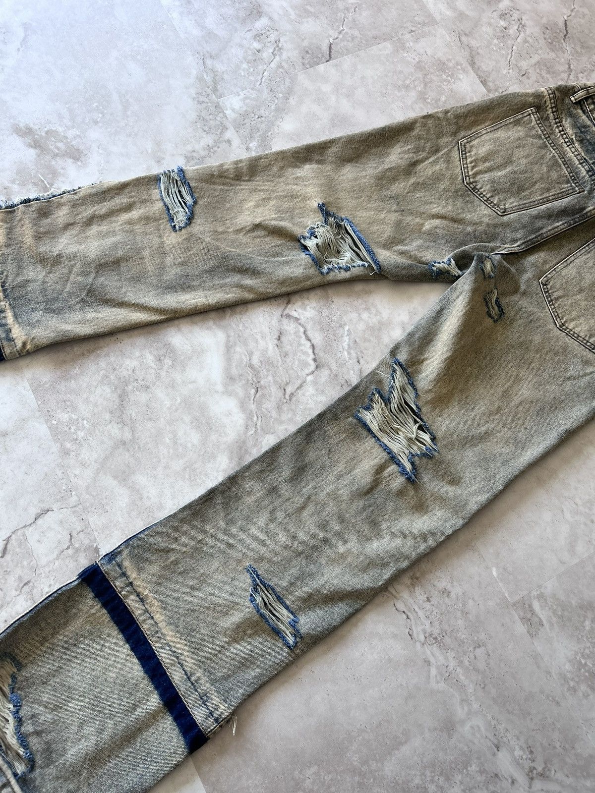 Who Decides War Who Decides War Denim Washed Blue Size 30 Size US 30 / EU 46 - 7 Thumbnail