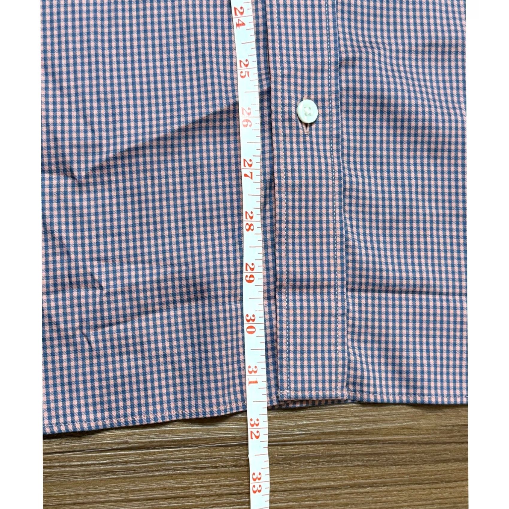 Faherty Faherty Reserve The Movement Shirt Sz XL Blue Pink Gingham Button Down Stretch Size US XL / EU 56 / 4 - 6 Thumbnail