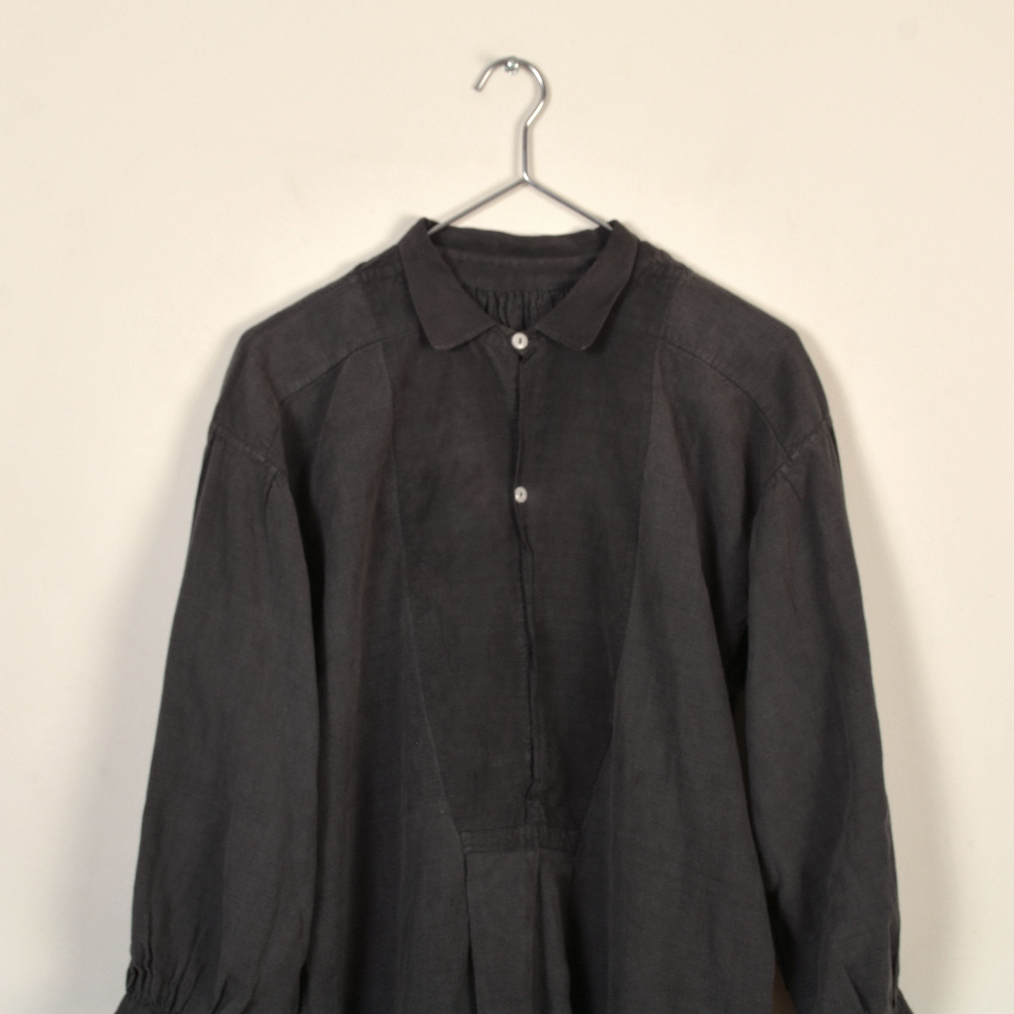 Vintage Vintage french linen biaude work jacket 1930-40 (2303) Size US S / EU 44-46 / 1 - 1 Thumbnail