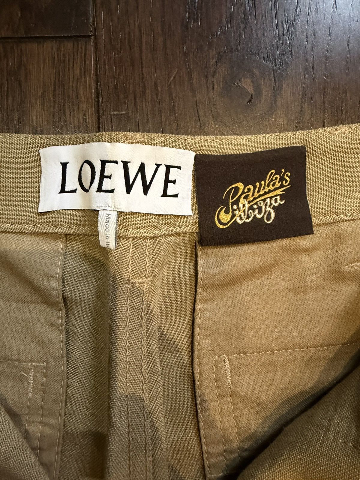Loewe Loewe Paula's Ibiza Two-Tone Panelled Trousers Linen Viscose Size US 32 / EU 48 - 3 Thumbnail