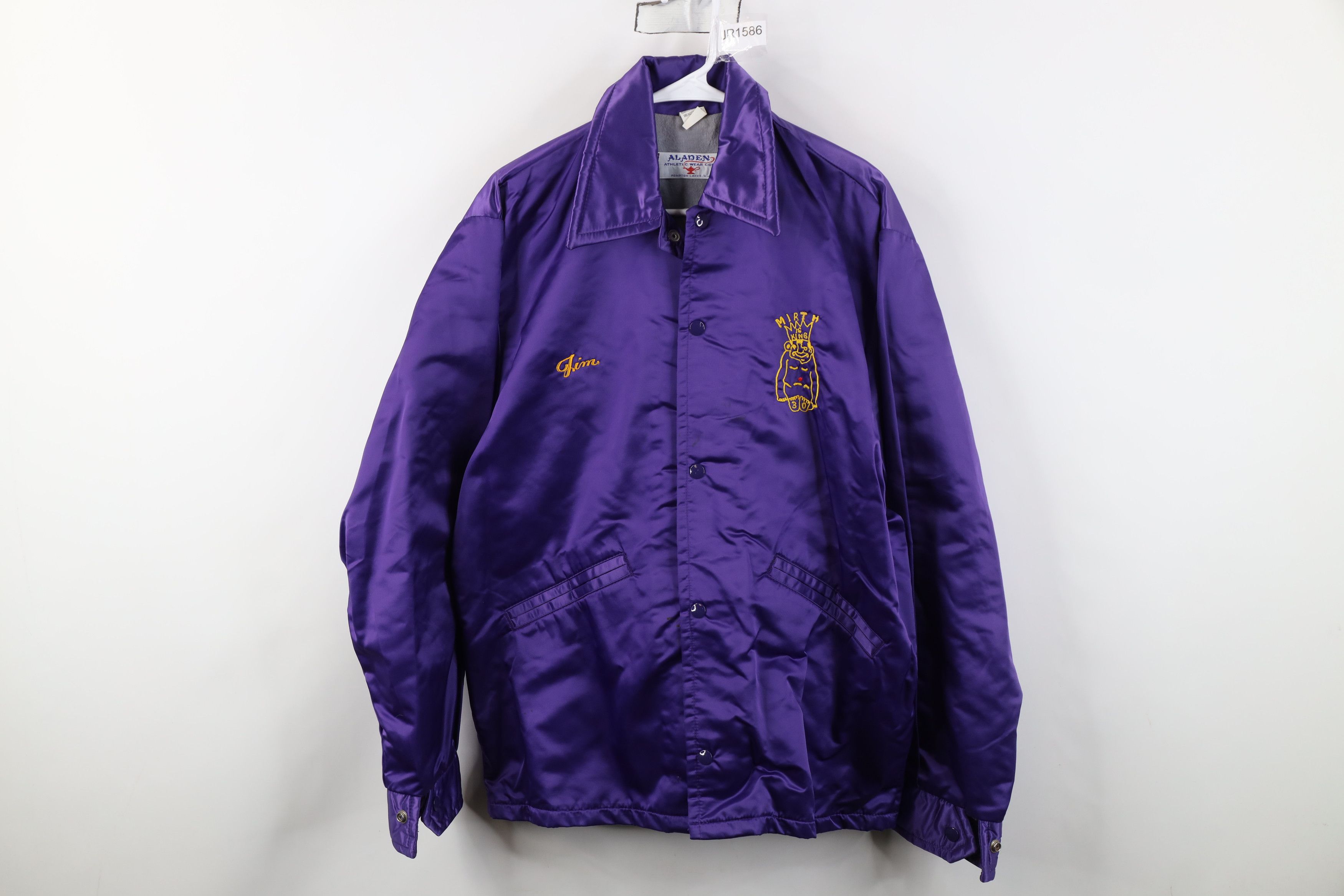 Vintage Vintage 70s Royal Order of Jesters New York Satin Jacket USA Size US M / EU 48-50 / 2 - 1 Thumbnail
