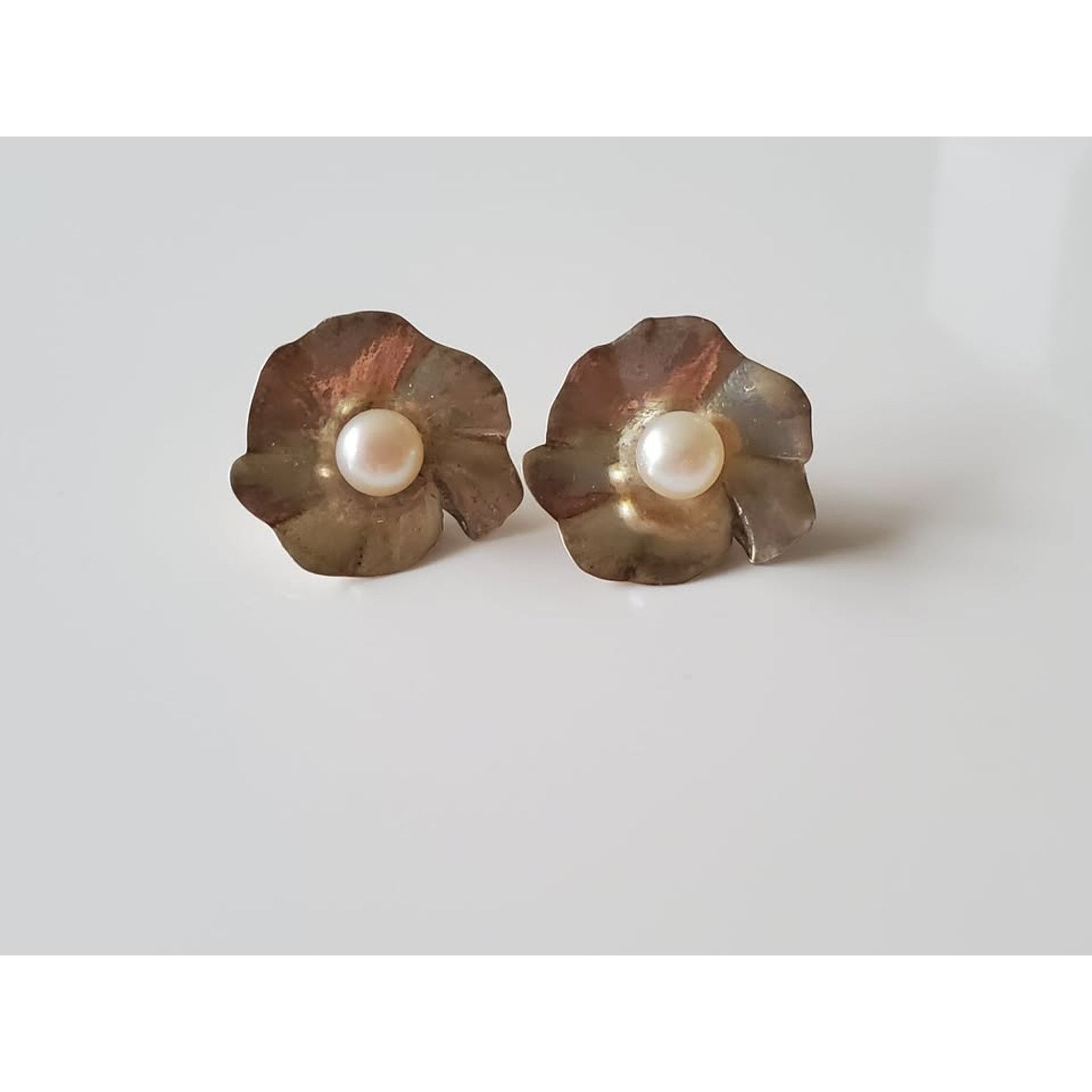 Other Vintage Sterling Silver Cultured Pearl Necklace and Earrings Size ONE SIZE - 2 Thumbnail