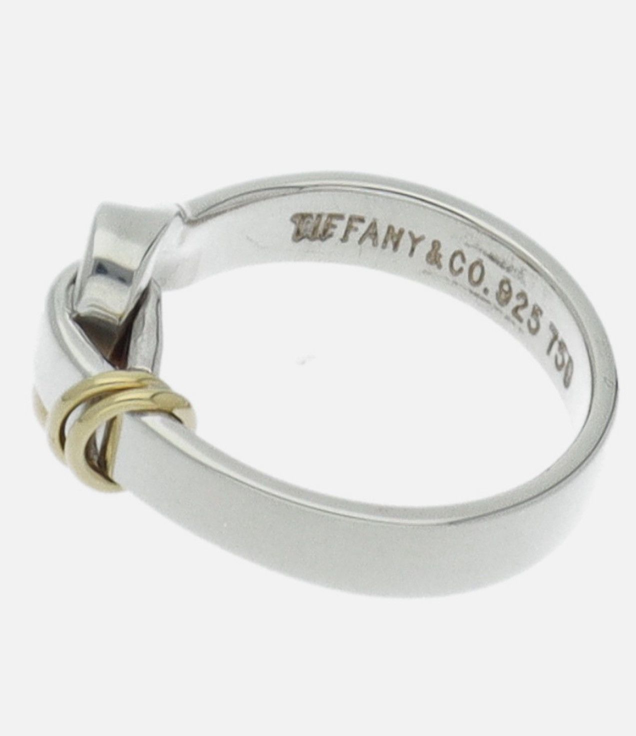 Tiffany & Co. Tiffany & Co. Hook and Eye Ring 18K YG and Silver 925 Size M Size ONE SIZE - 3 Thumbnail