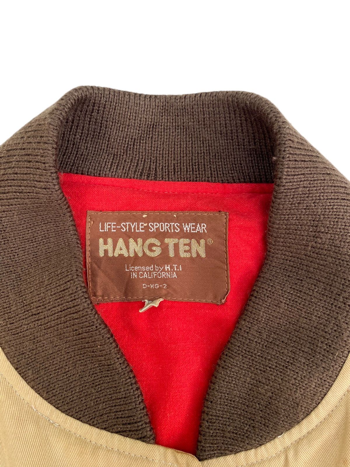 Hang Ten × Vintage Vtg Hang Ten Bomber Jacket Size US L / EU 52-54 / 3 - 10 Thumbnail