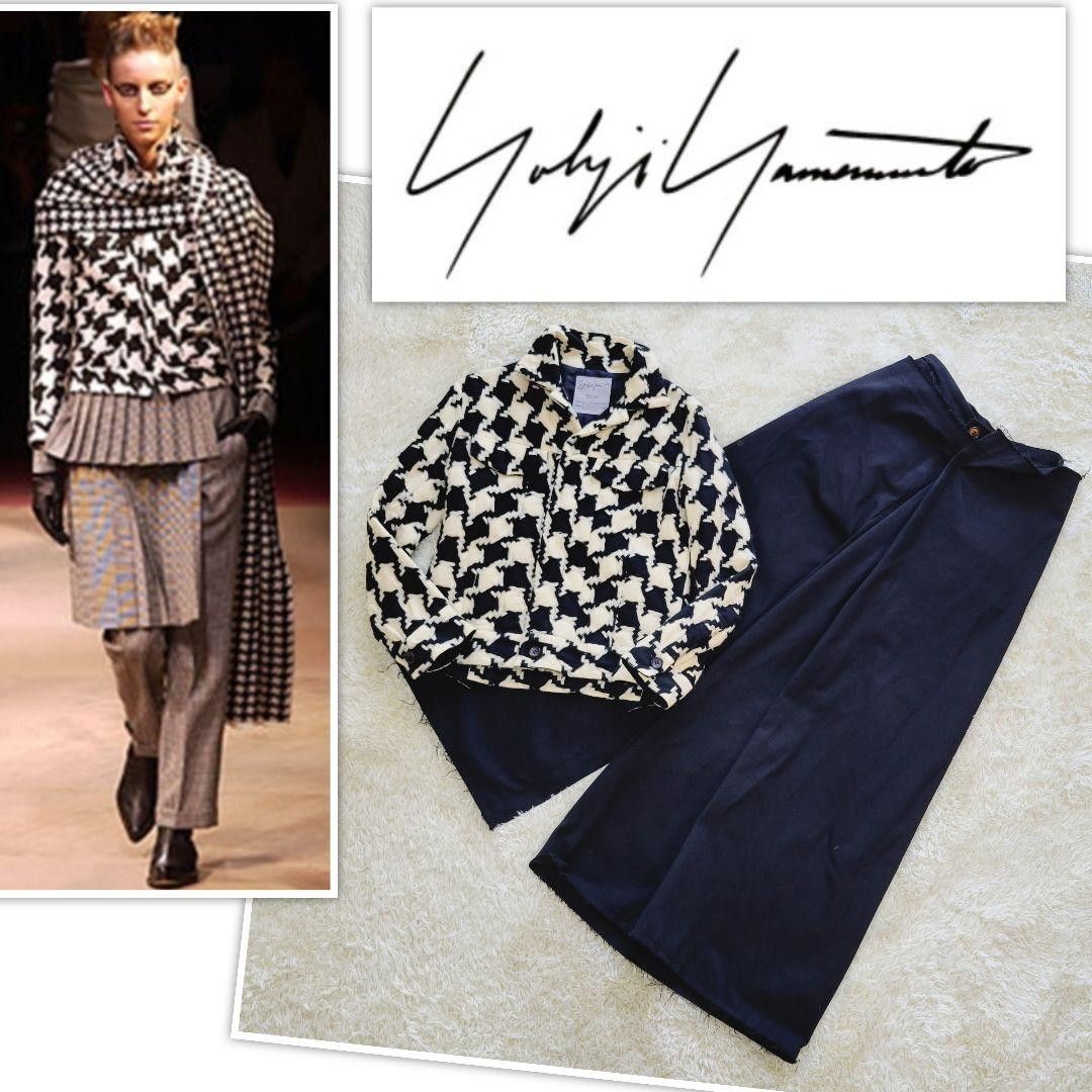 Yohji Yamamoto Yohji Yamamoto Jacket Deformed Wide Pants Setup Size US S / EU 44-46 / 1 - 1 Thumbnail