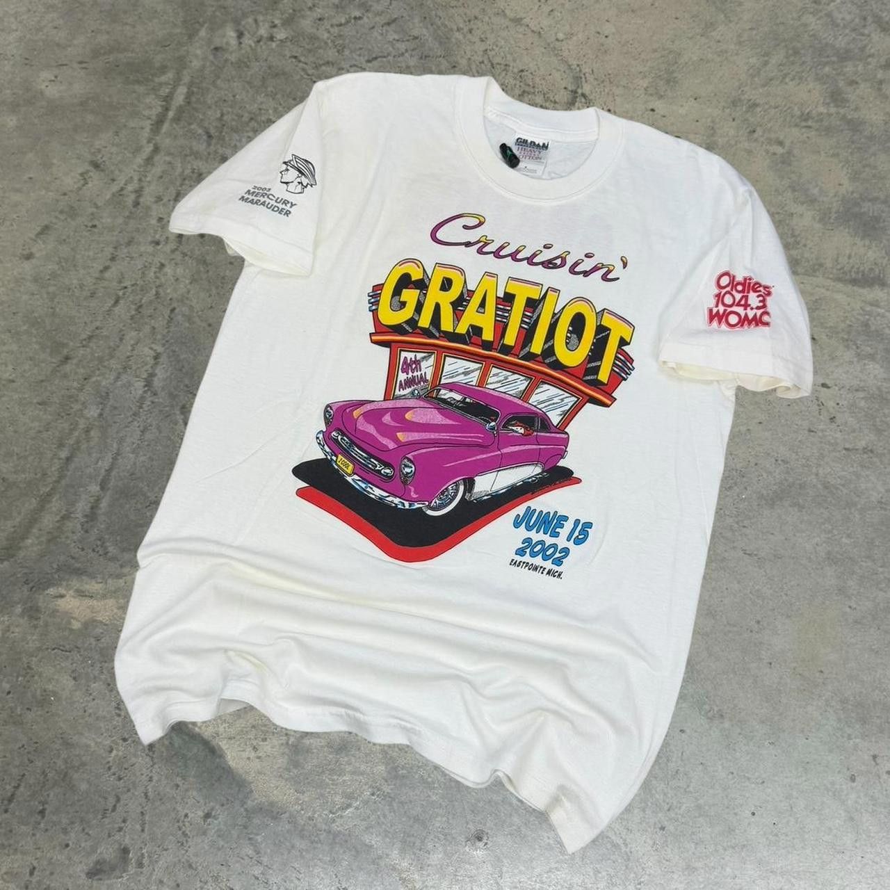 Gildan × Vintage Vintage 2002 Cruisin’ Gratiot Hotrod Racing T-Shirt Size US L / EU 52-54 / 3 - 1 Thumbnail