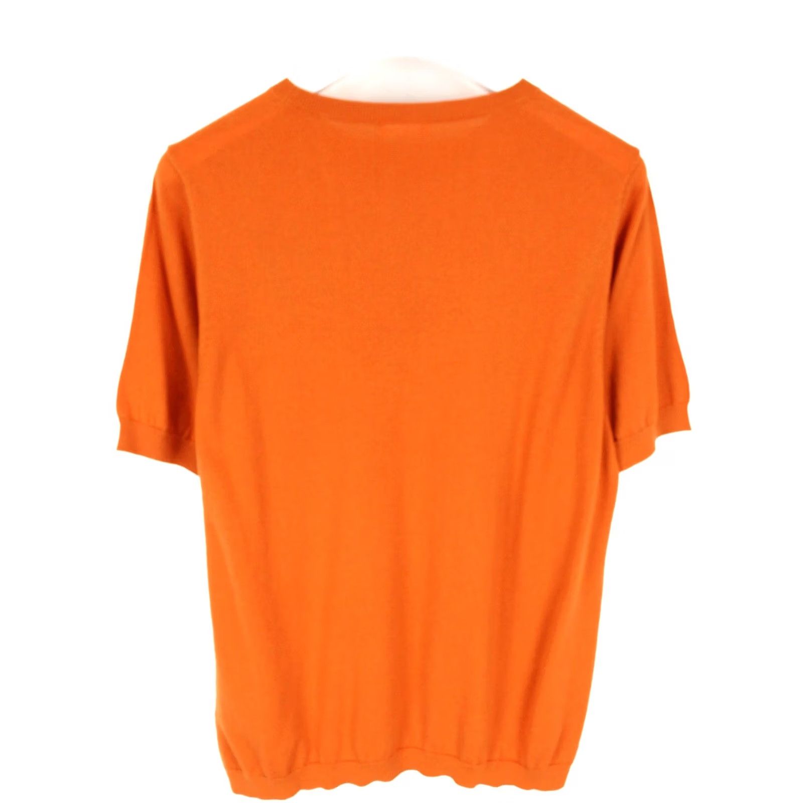 Suitsupply Suitsupply Olympics T-Shirt Women's 3XL Merino Wool Blend Knit Short Sleeve Orange Size XXL / US 16-18 / IT 52-54 - 2 Thumbnail