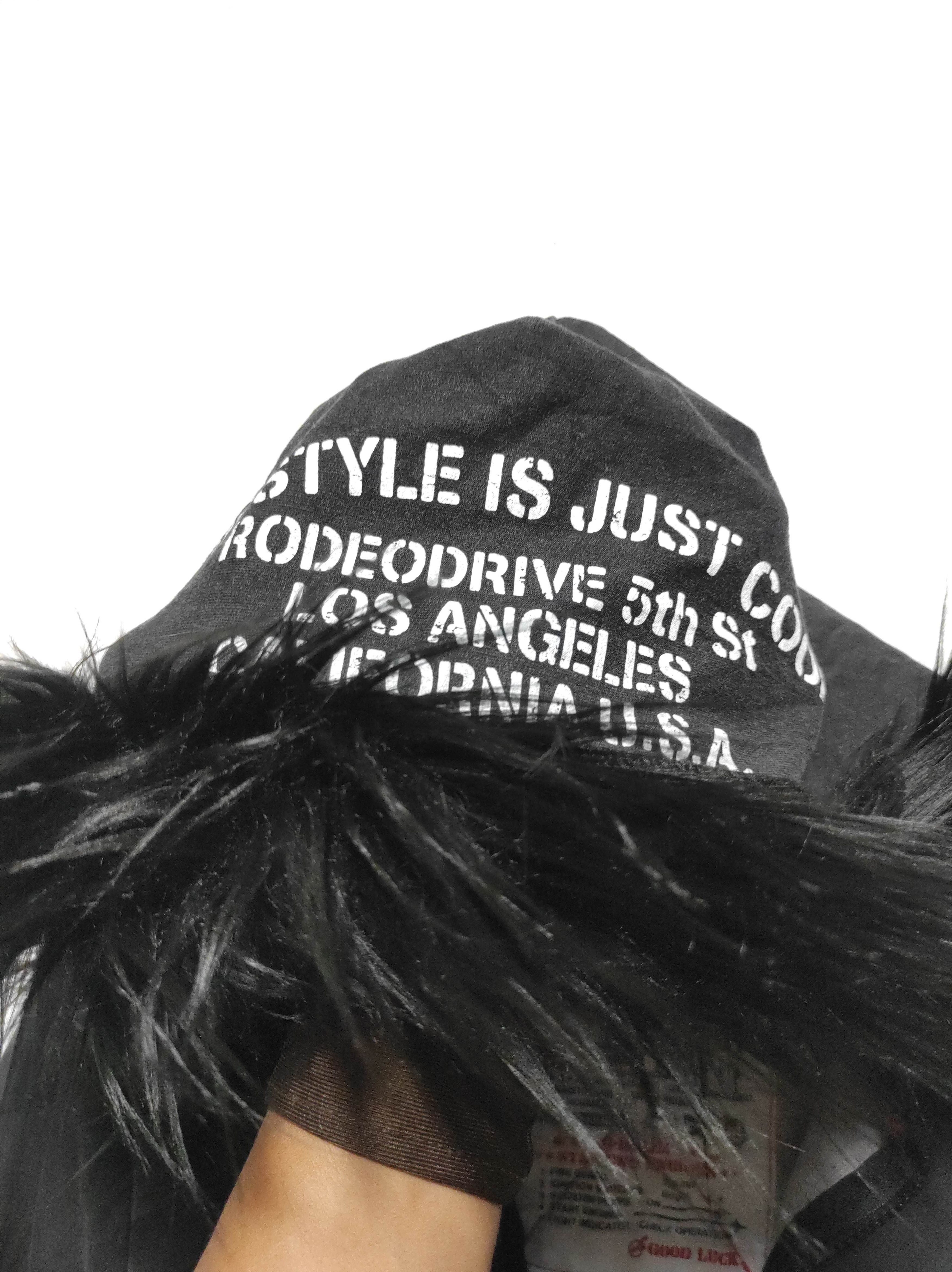 If Six Was Nine G-Rulez Black Wash Zipper Fur Hoodie i6w9 Lgb Style Size US XS / EU 42 / 0 - 12 Thumbnail