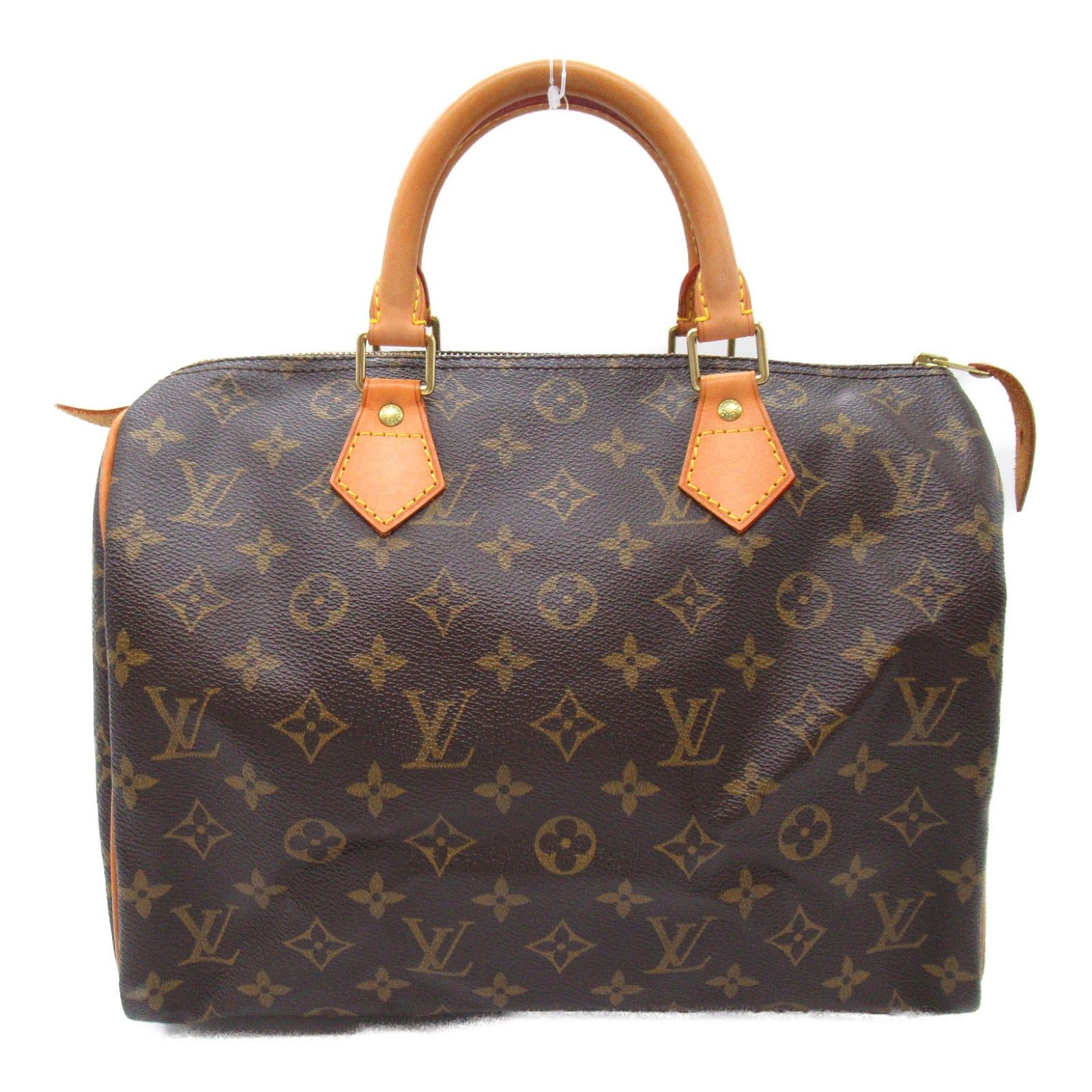 Louis Vuitton Louis Vuitton Speedy 30 Handbag Coated Canvas Monogram Brown Size ONE SIZE - 1 Thumbnail