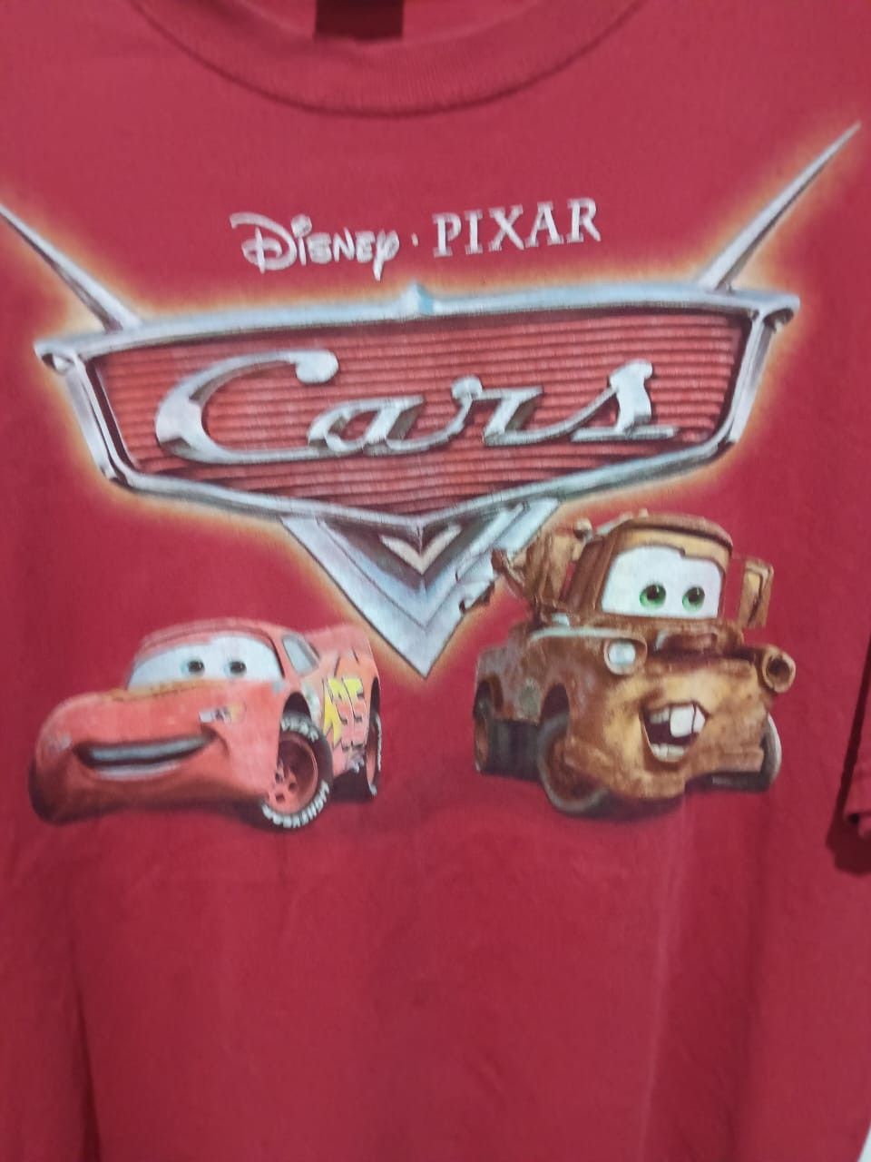 Disney VINTAGE DISNEY PIXAR MOVIE CARS PROMO T-SHIRT Size US L / EU 52-54 / 3 - 2 Thumbnail