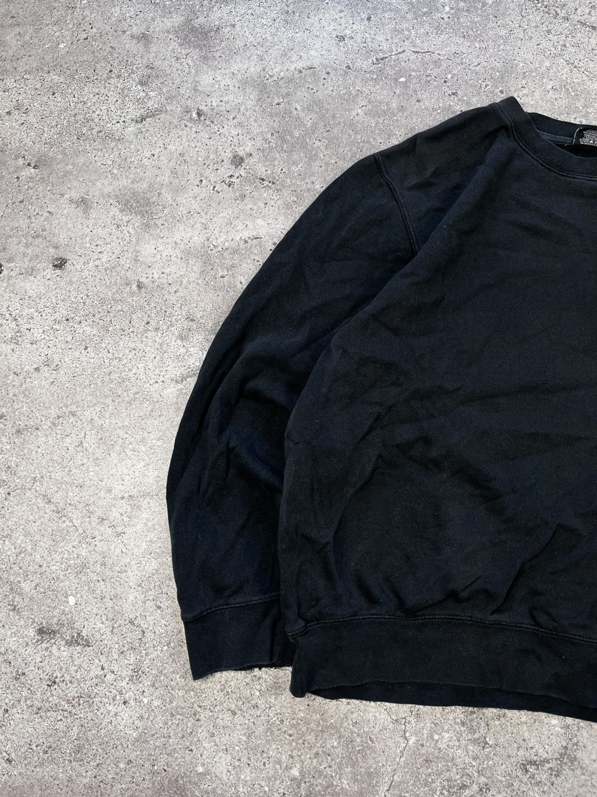 Stussy Vintage Stussy Sweatshirt Washed Distressed Black M Made Usa Size US L / EU 52-54 / 3 - 3 Thumbnail