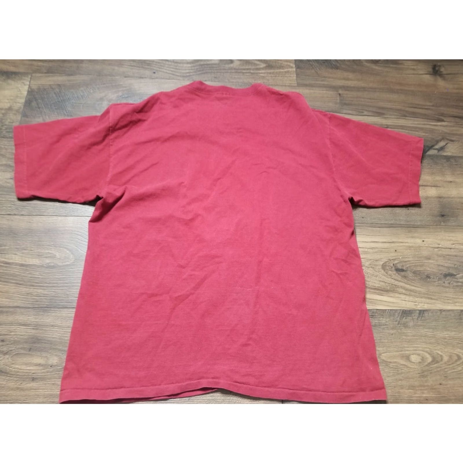 Vintage VINTAGE Fun Time Mens T-Shirt Adult XL Red Easter Jesus Cross 90s I’ll Be Back For You Shirt (Religious) Size US XL / EU 56 / 4 - 2 Thumbnail