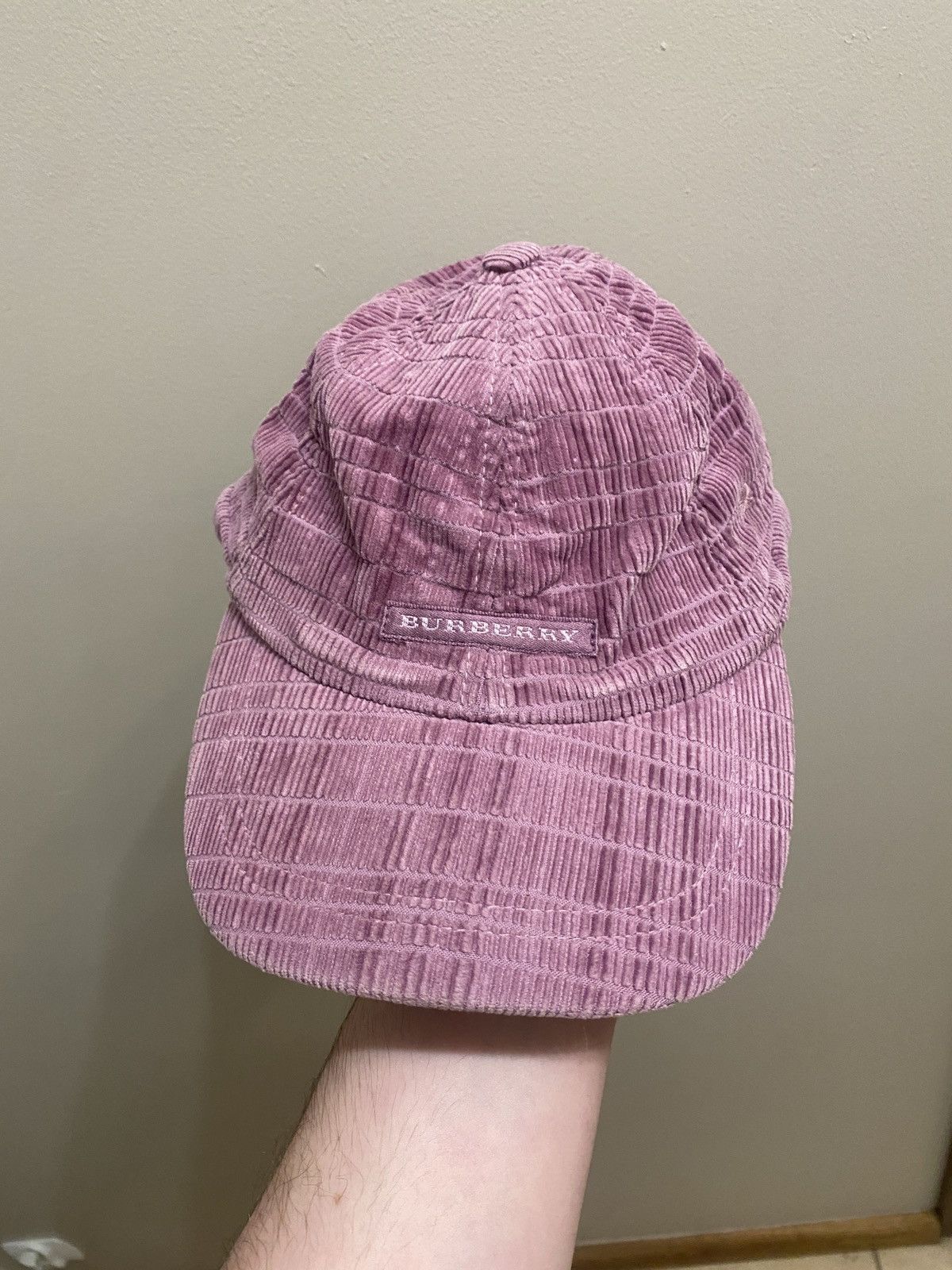 Burberry × Vintage Ultra rare burberry corduroy unisex cap Size ONE SIZE - 1 Thumbnail
