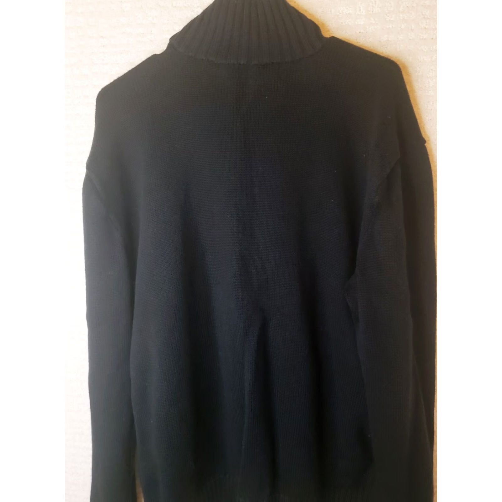 Polo Ralph Lauren Polo Ralph Lauren 1/4 Zip Sweater Mens XL Black Mock Neck Long Sleeve Knit Adult Size US XL / EU 56 / 4 - 7 Thumbnail
