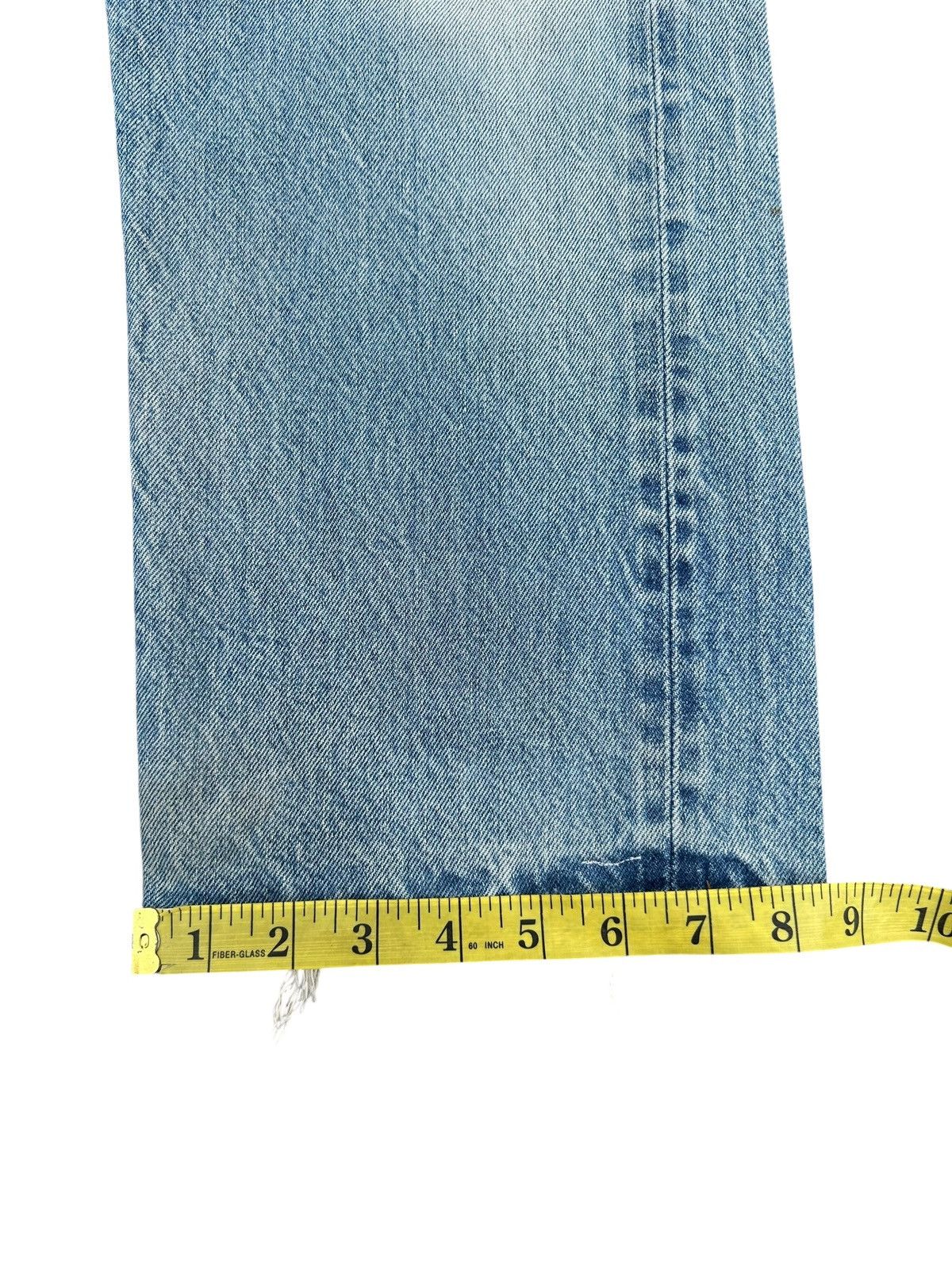 Levi's 80's THRASHED Levi's 524 Reconstructed Repair Denim Size US 34 / EU 50 - 22 Thumbnail