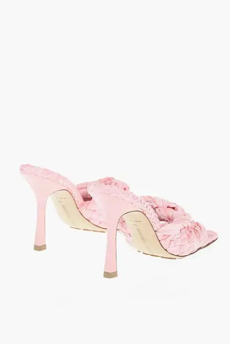Bottega Veneta o1loc1c0125 652451 Stretch Mules in Pink Size US 10.5 / IT 40.5 - 4 Thumbnail