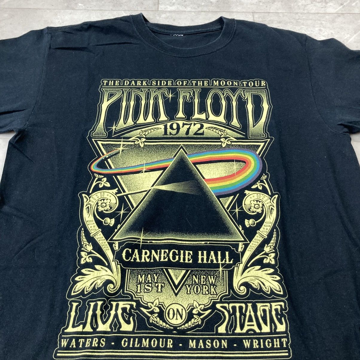 Band Tees pink floyd the dark side of the moon psychedelic rock band Size US L / EU 52-54 / 3 - 2 Thumbnail