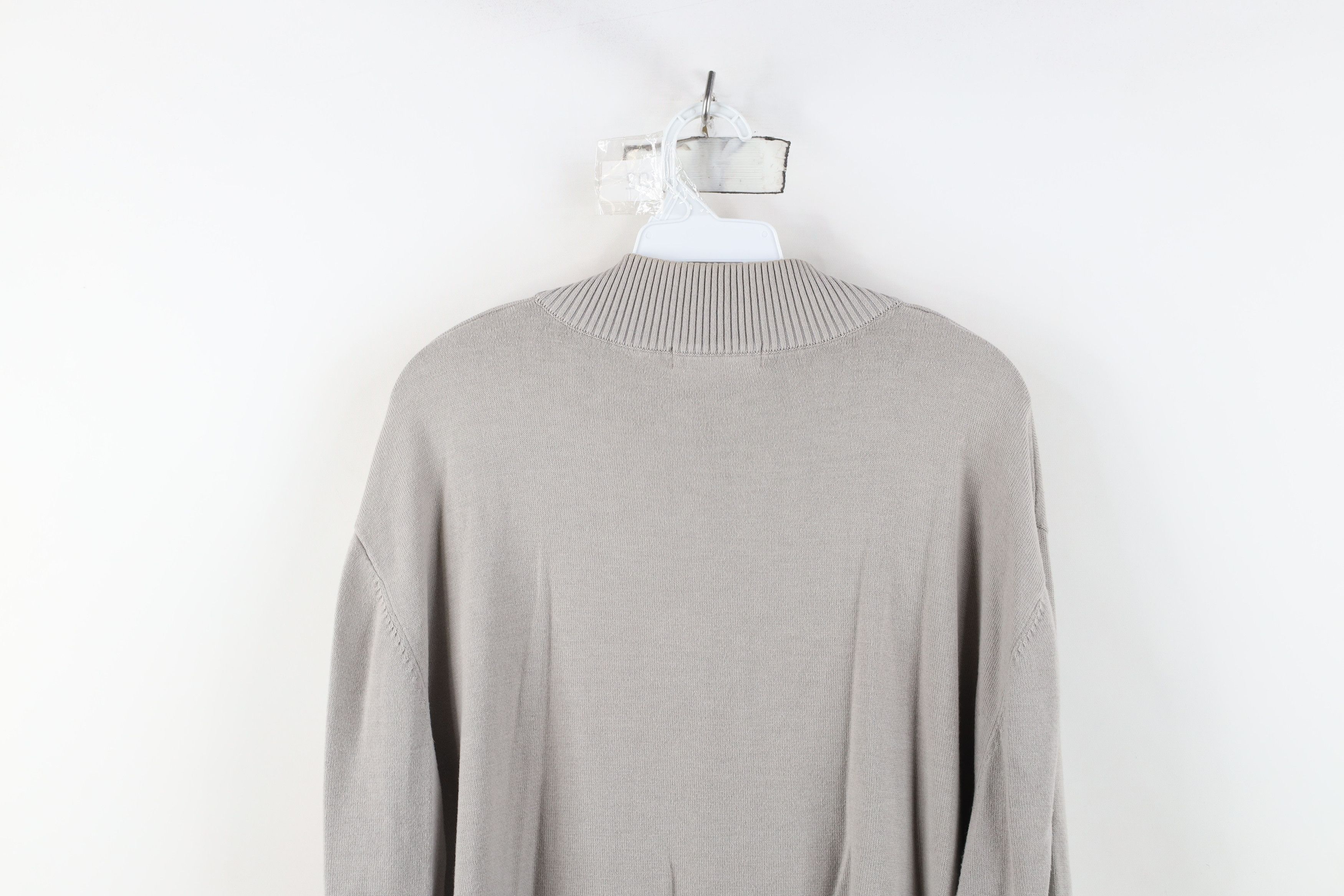 Vintage Vintage Maumee Bay Golf Course Half Zip Knit Sweater Gray Size US XL / EU 56 / 4 - 11 Thumbnail