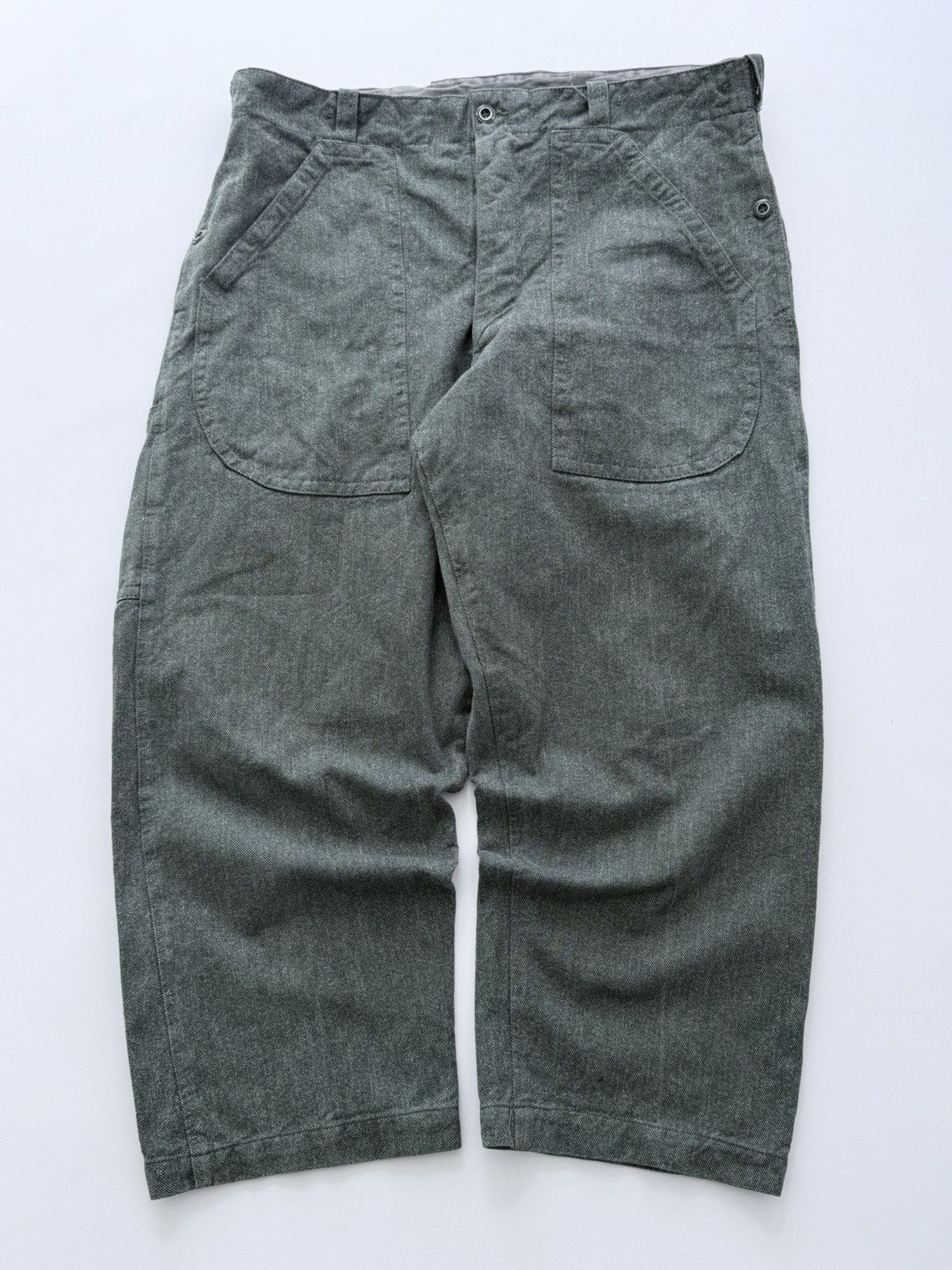 Le Laboureur Vintage 60s Swiss Work Denim Pants Size US 34 / EU 50 - 2 Thumbnail