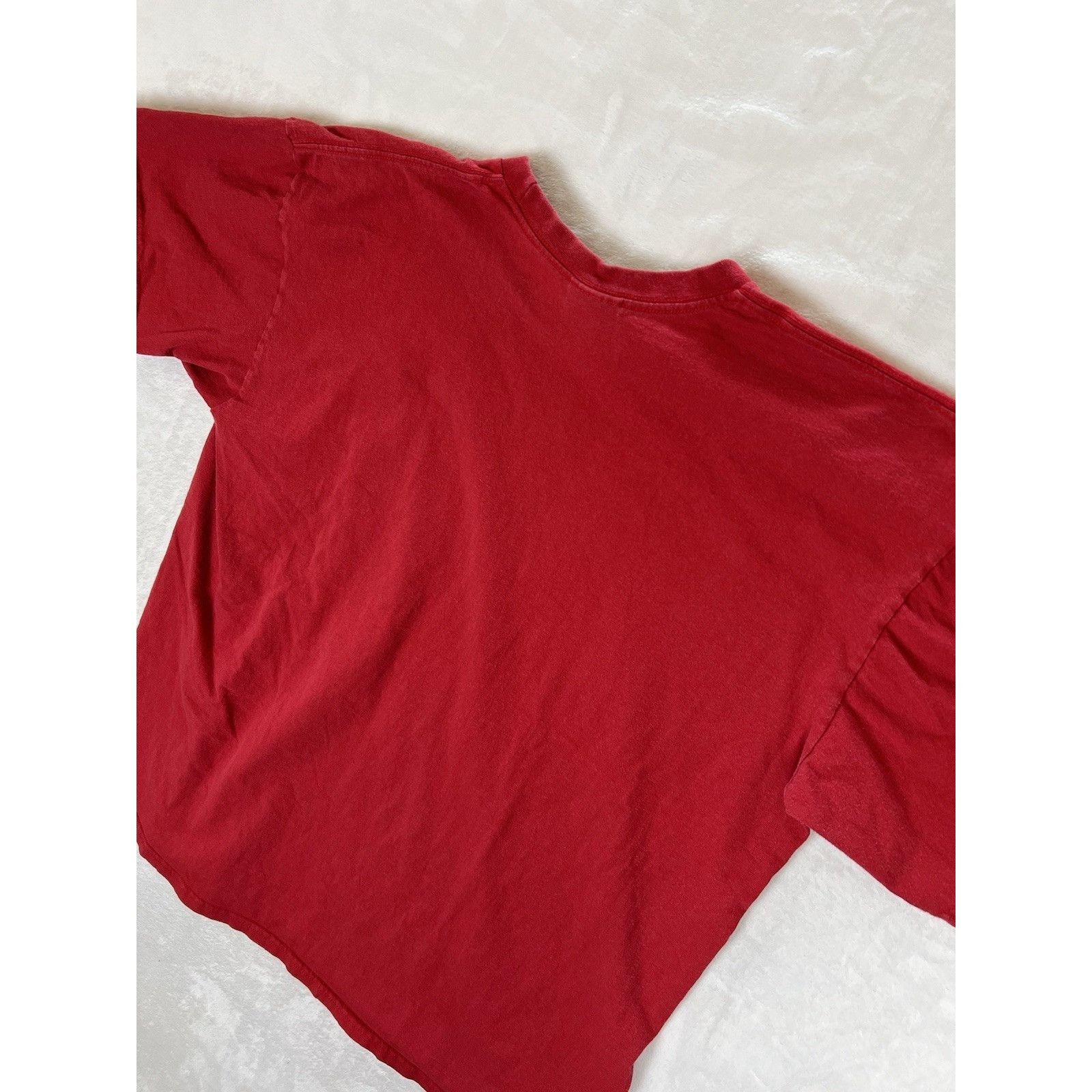 Nike Vintage Nike T-Shirt Red Blank Essential Embroidered Logo Y2 Size US XL / EU 56 / 4 - 8 Thumbnail