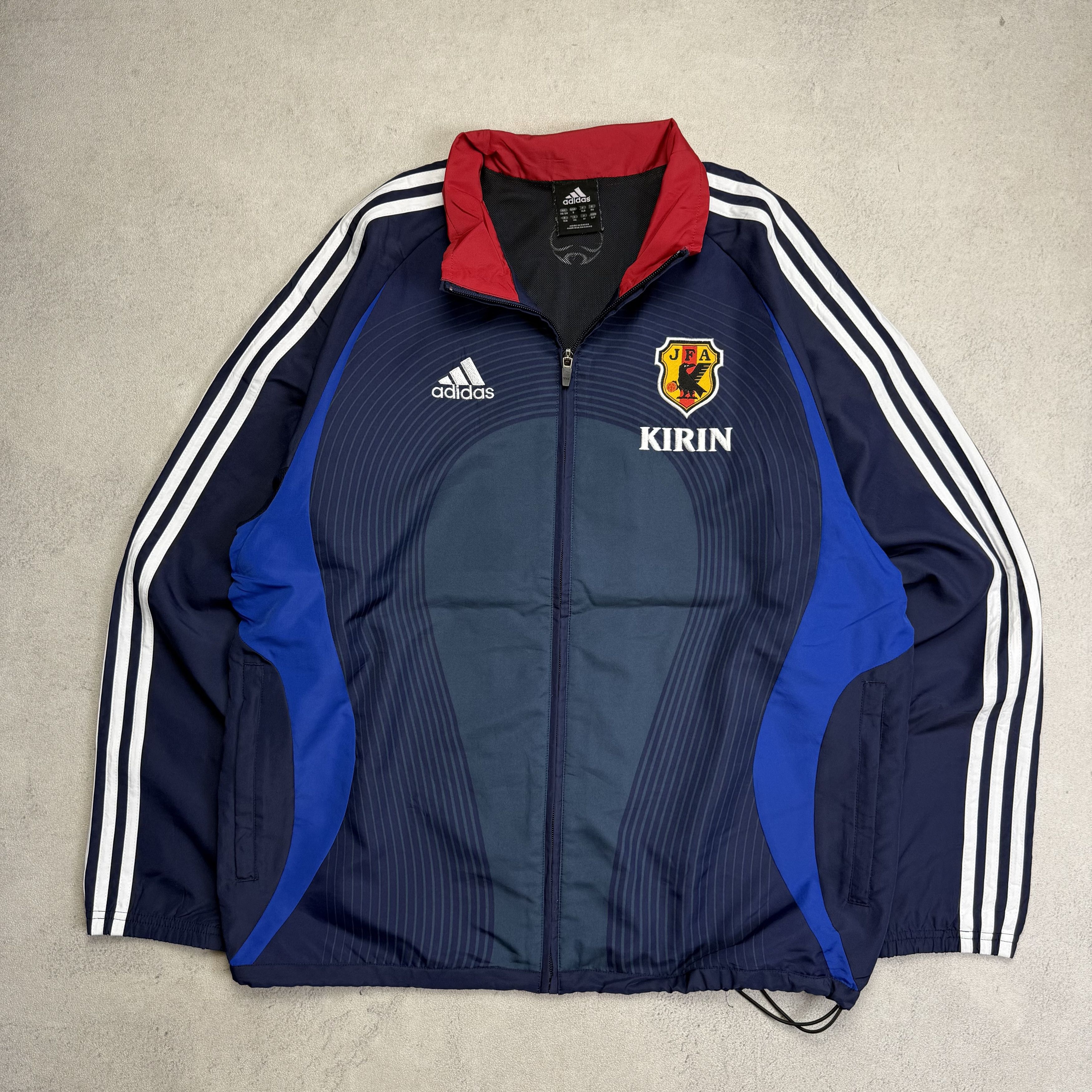 Adidas Vintage Adidas Japan Football Jacket Size US M / EU 48-50 / 2 - 2 Thumbnail