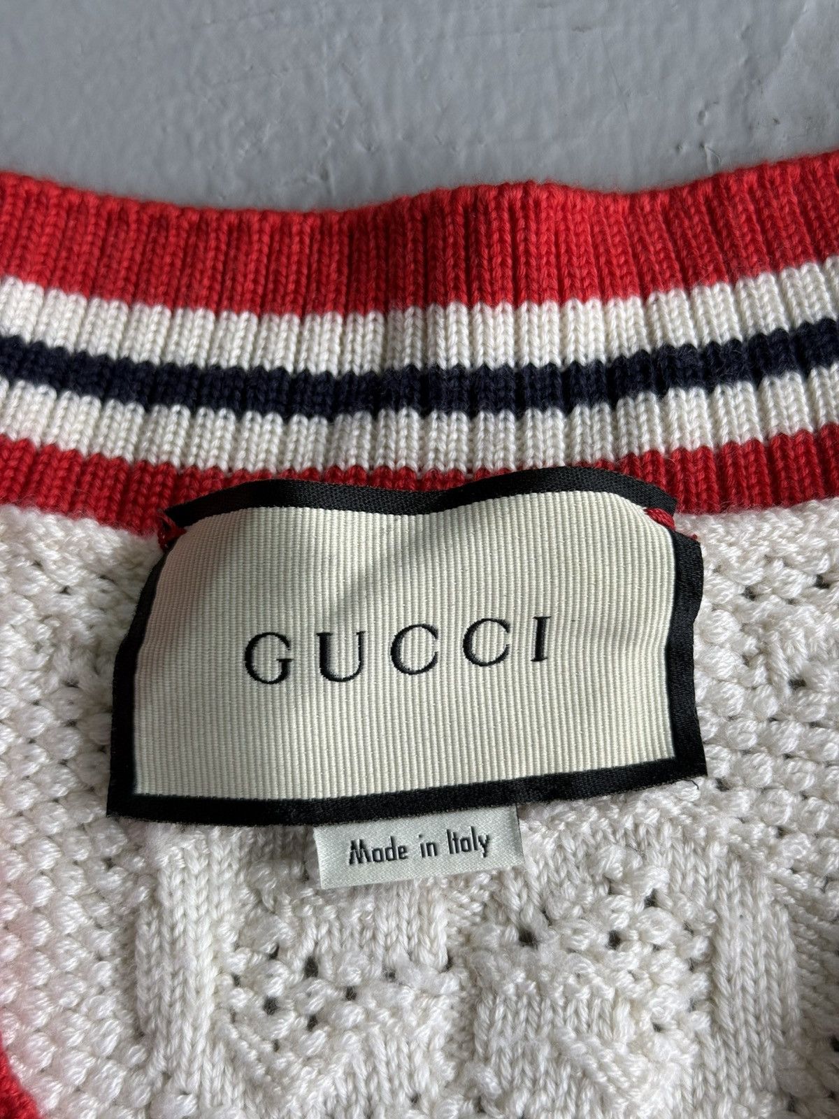 Gucci Gucci - Monogram Vneck Longsleeves Size S / US 4 / IT 40 - 10 Thumbnail