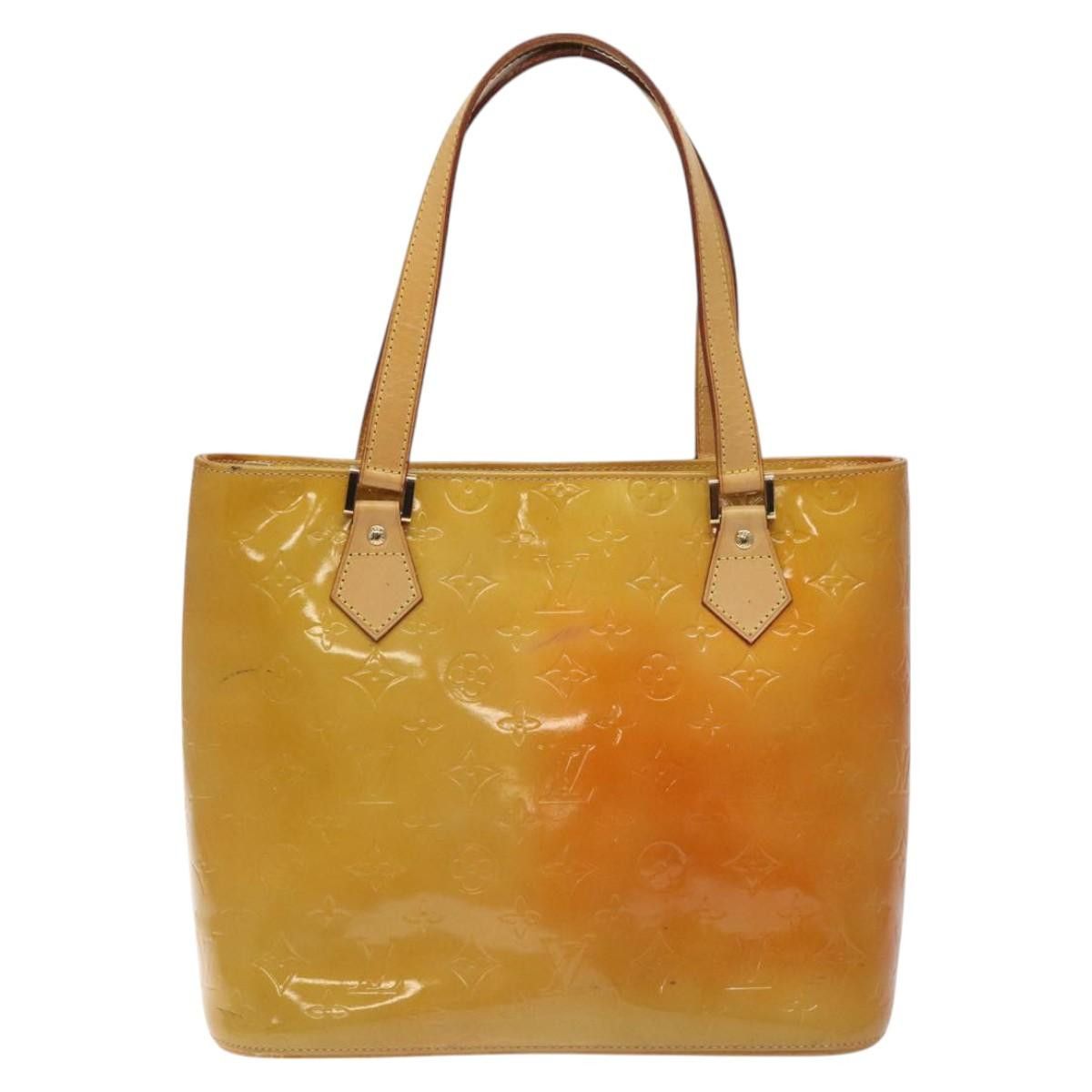 Louis Vuitton LOUIS VUITTON Monogram Vernis Houston Hand Bag Beige M91004 Size ONE SIZE - 13 Thumbnail