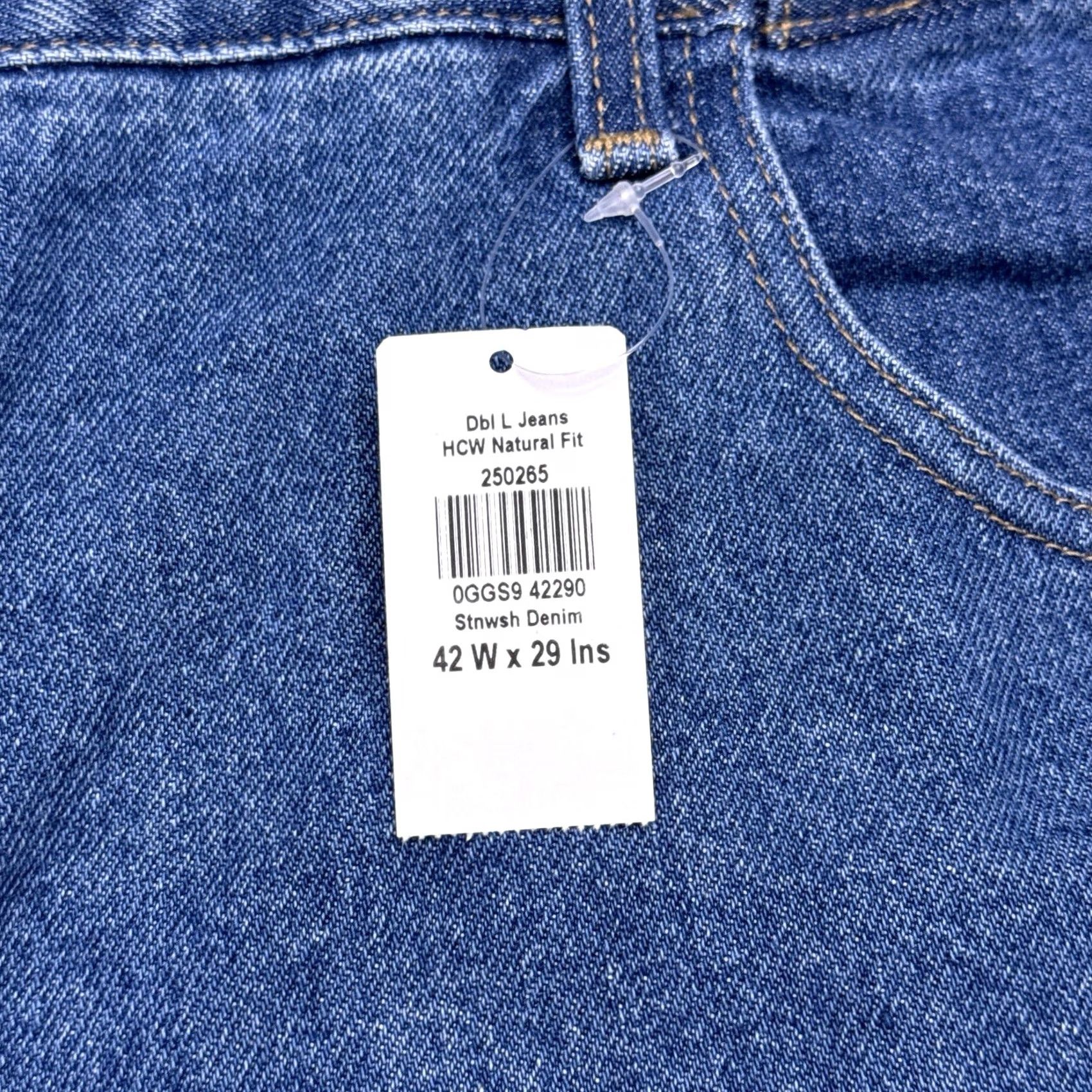 Vintage LL Bean Comfort Waist Jeans Mens 42x29 Stonewash Natural Fit New Size US 42 / EU 58 - 6 Thumbnail