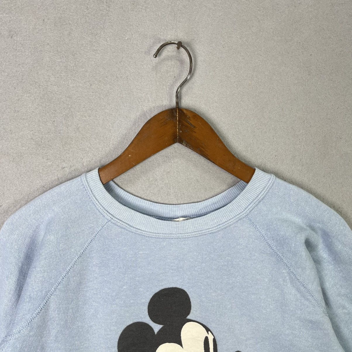 Mickey Mouse Vintage Mickey Mouse Disney Crewneck Sweatshirt Baby Blue Size US S / EU 44-46 / 1 - 2 Thumbnail