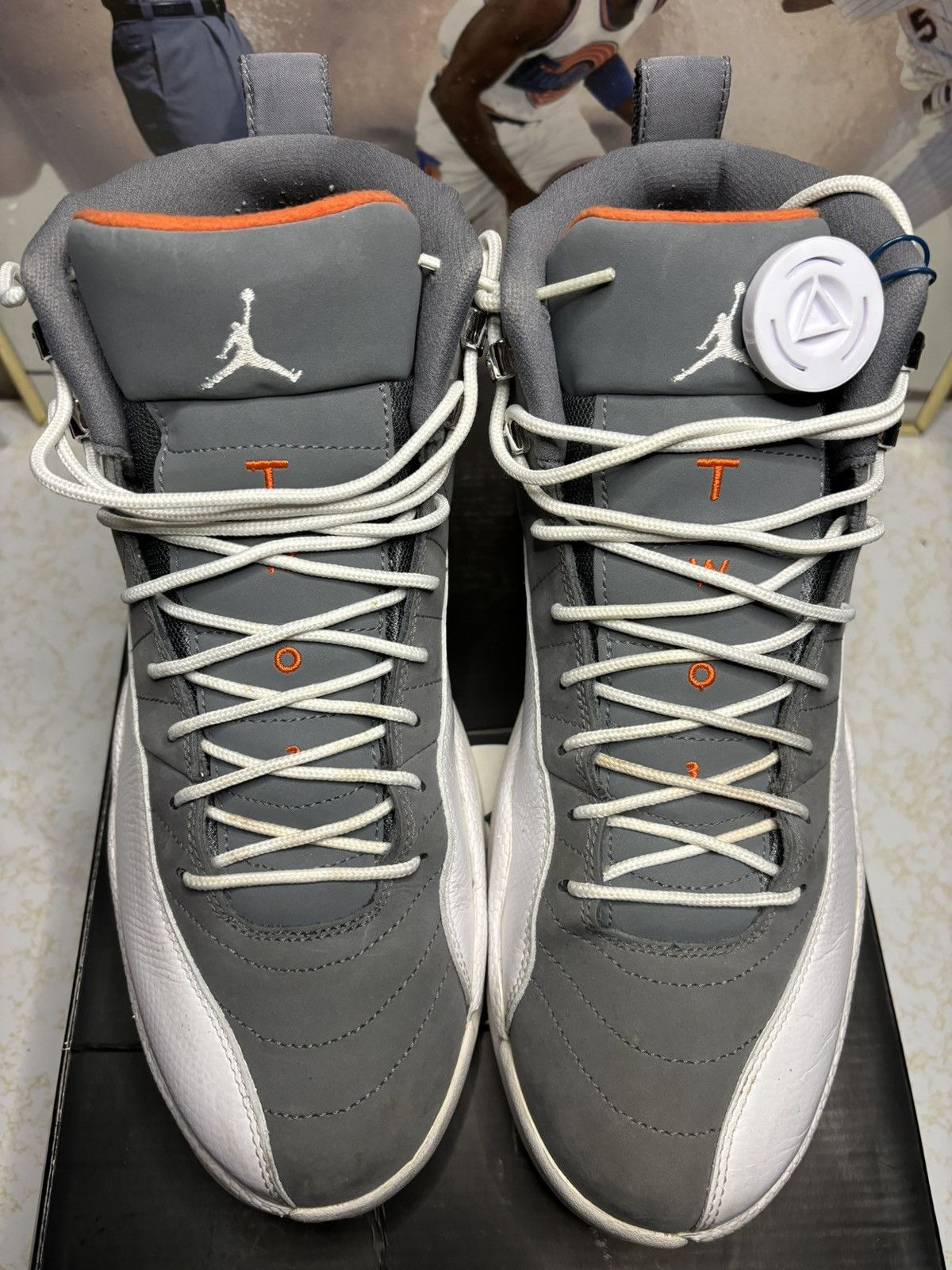 Jordan Brand Air Jordan 12 Retro Cool Grey 2012 Size US 11 / EU 44 - 2 Thumbnail