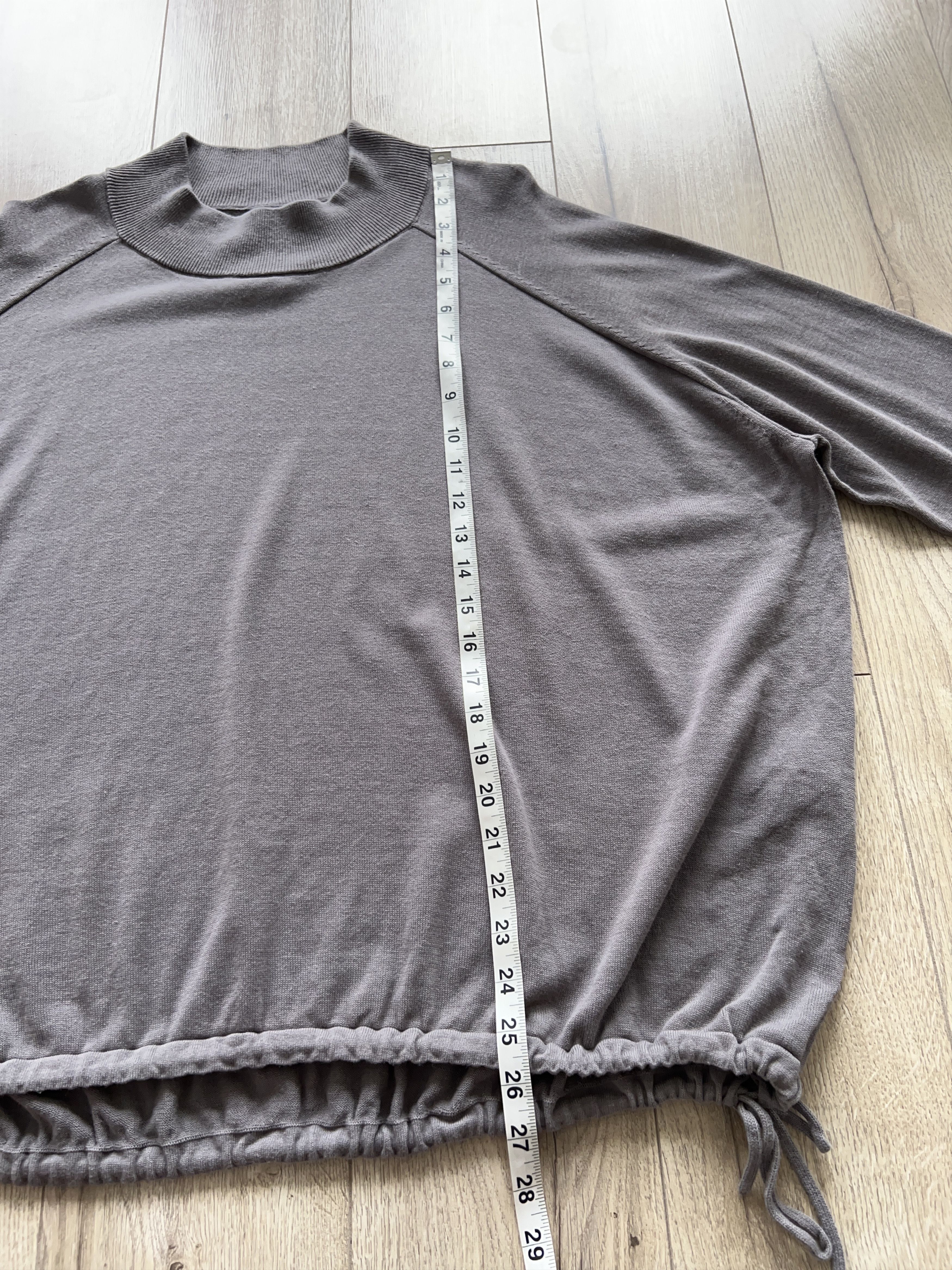 Designer × Rundholz Black Label Oversized Drawstring Cotton Sweater Pullover Size M / US 6-8 / IT 42-44 - 4 Thumbnail