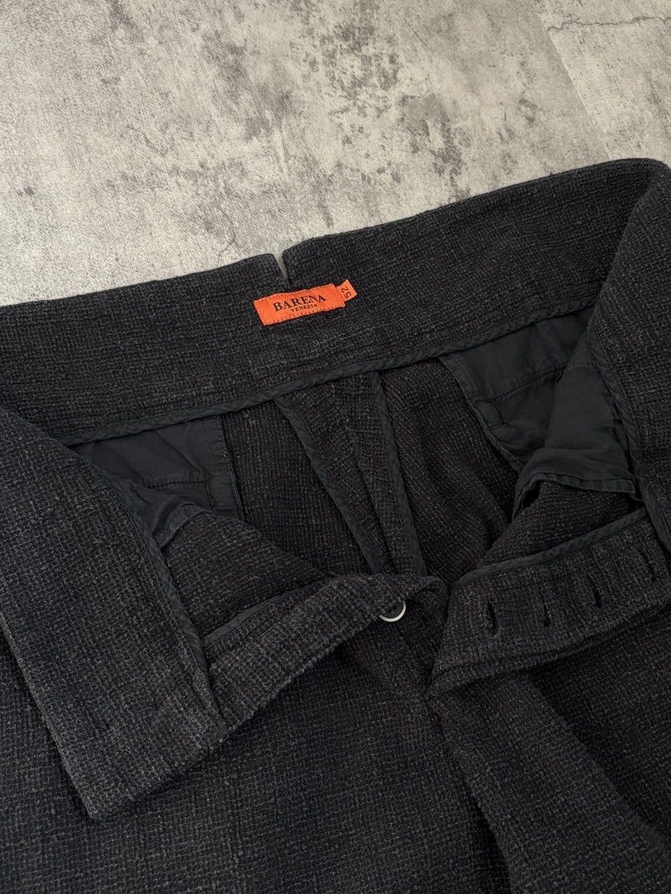 Barena Venezia Barena Venezia Wool Old Money Style Black Straight Pants Size US 34 / EU 50 - 10 Thumbnail