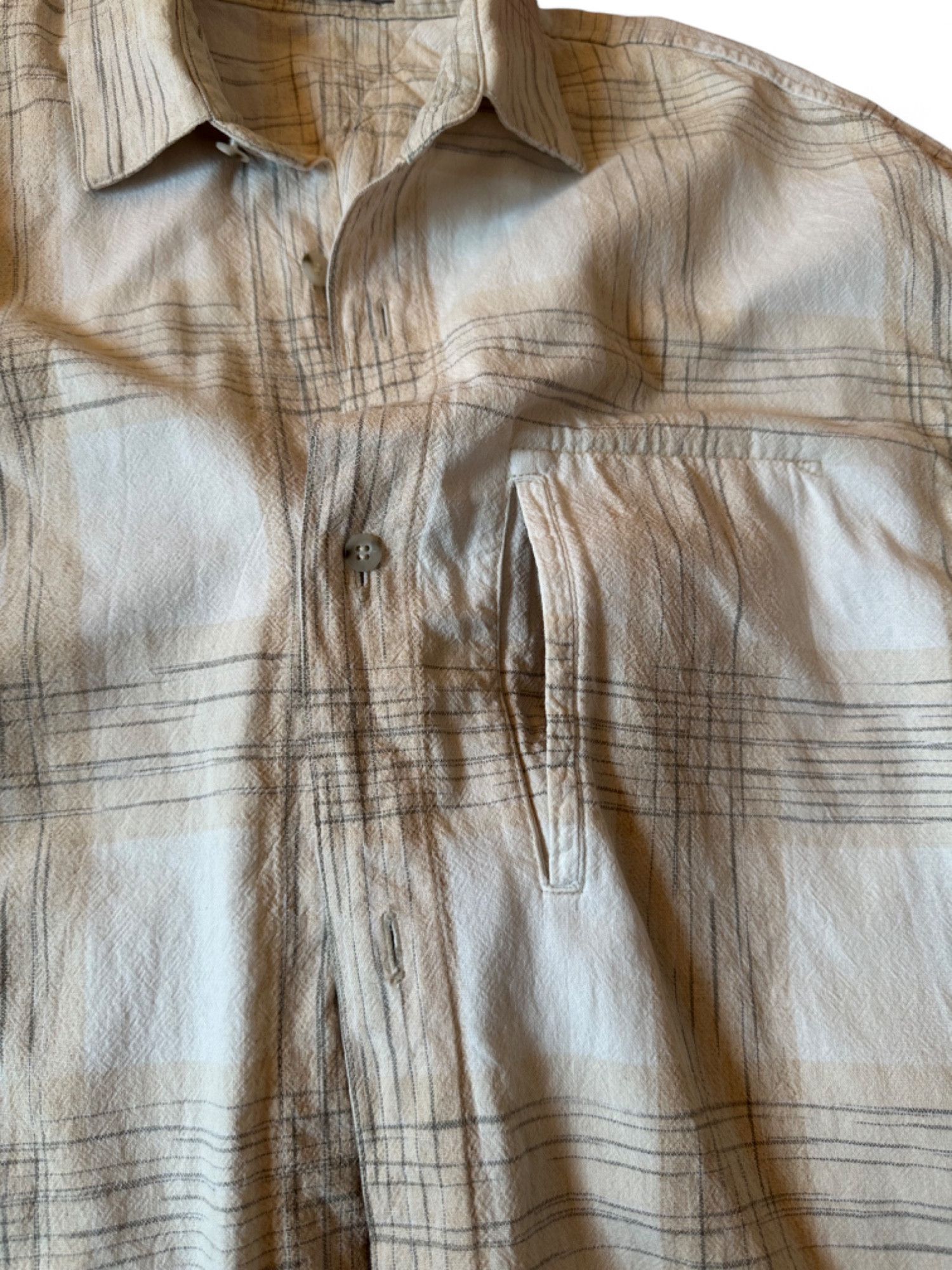 Issey Miyake 90s Issey Miyake Men’s Plaid Shirt Size US S / EU 44-46 / 1 - 5 Thumbnail