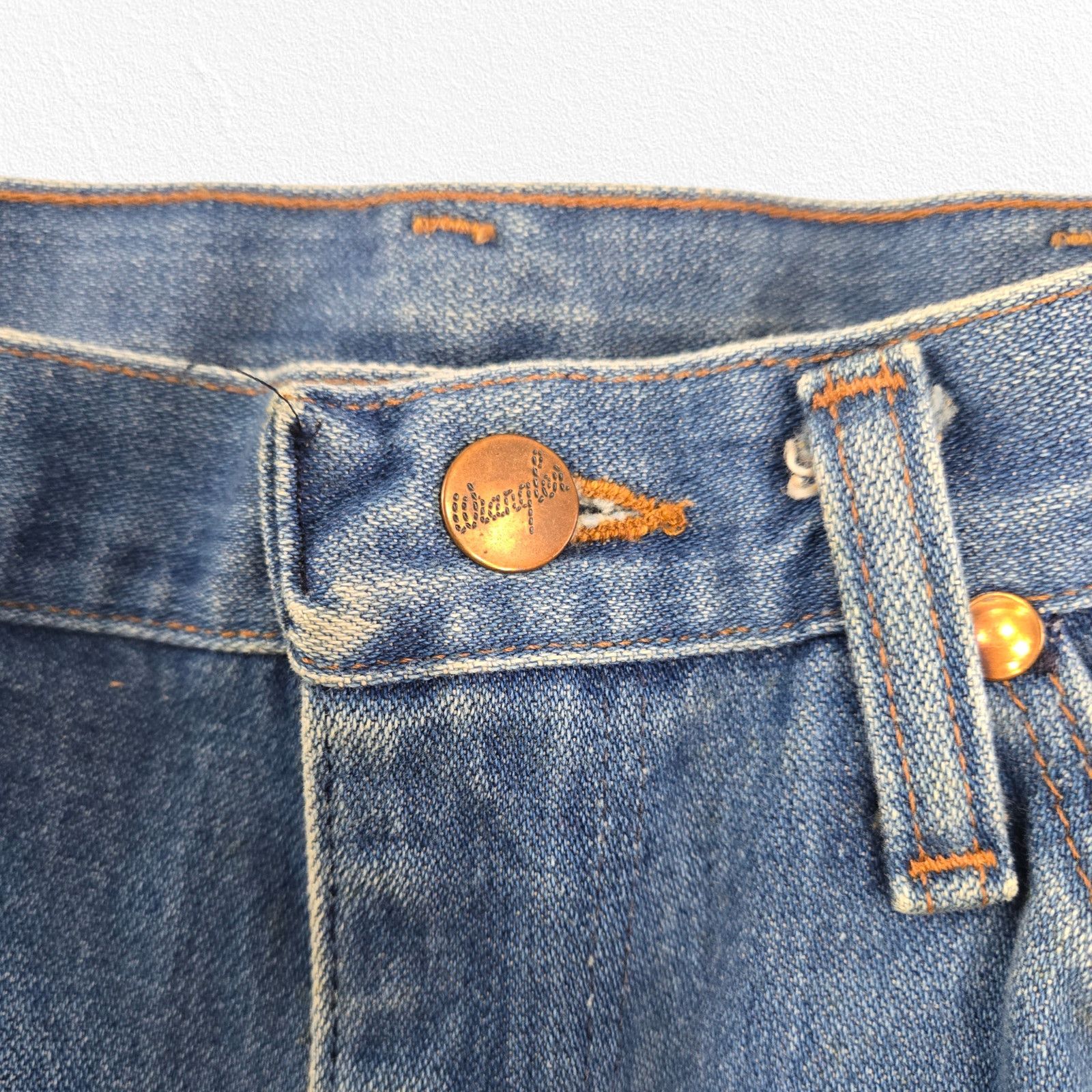 Wrangler Vintage 70s Wrangler 910 Flare Jeans 28 Size 28" / US 6 / IT 42 - 7 Thumbnail