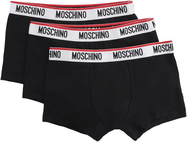 Moschino o1y0225 Size : XXS / Logo 3-Piece Set Boxer in Black Size ONE SIZE - 2 Thumbnail