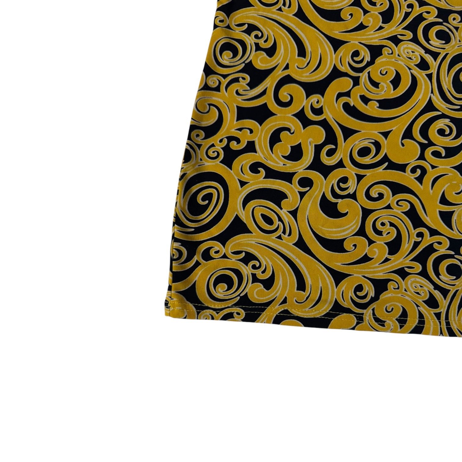 Other Ashley Stewart Women’s Yellow & Blue Filigree Shirt Medium Size M / US 6-8 / IT 42-44 - 5 Thumbnail