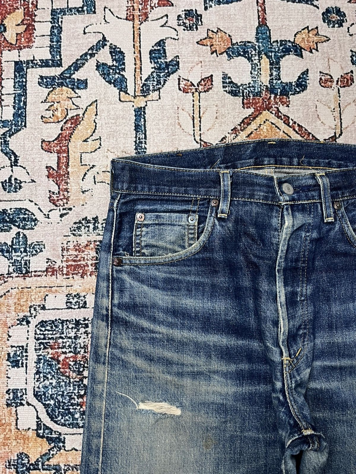 Levi's Levis XX 503B Big E Selvedge Jeans Size US 32 / EU 48 - 10 Thumbnail
