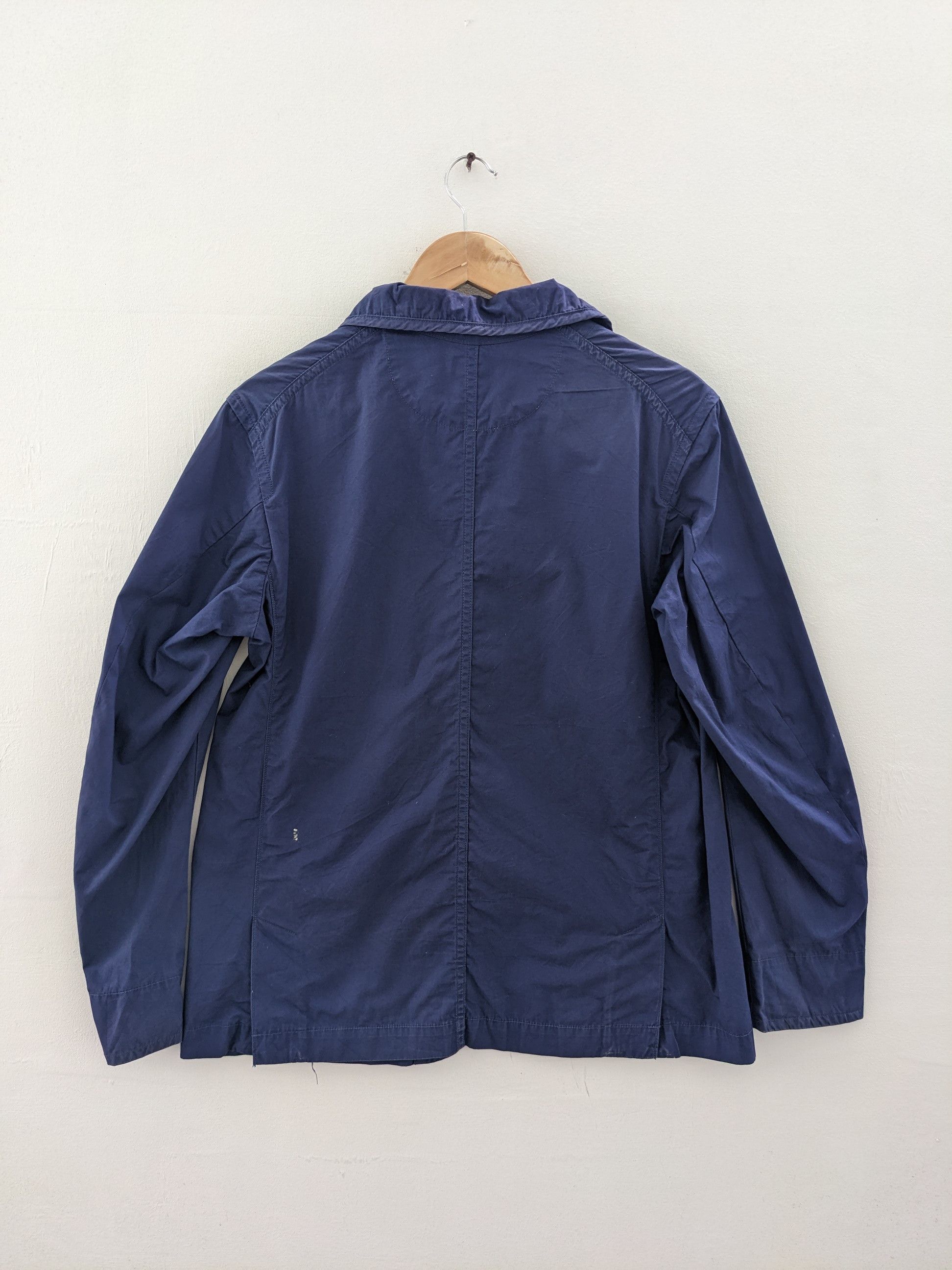 Danton × Le Grande Bleu (L.G.B.) × Vintage Vintage Danton Vetements de Travail Button Up Shirt Size M / US 6-8 / IT 42-44 - 14 Thumbnail