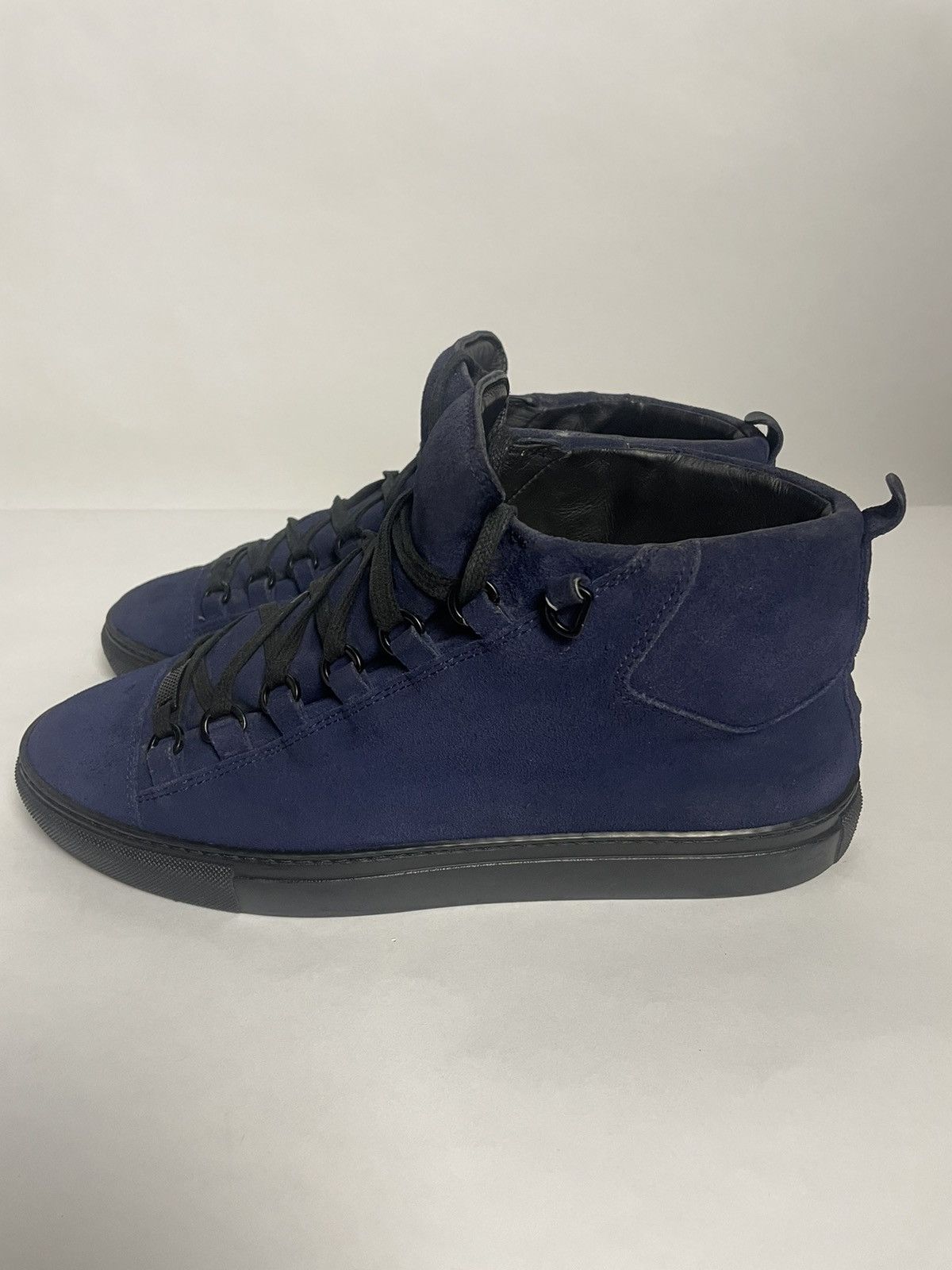 Balenciaga Balenciaga Arena High Navy Suede Size 42 (US 9) | Grailed