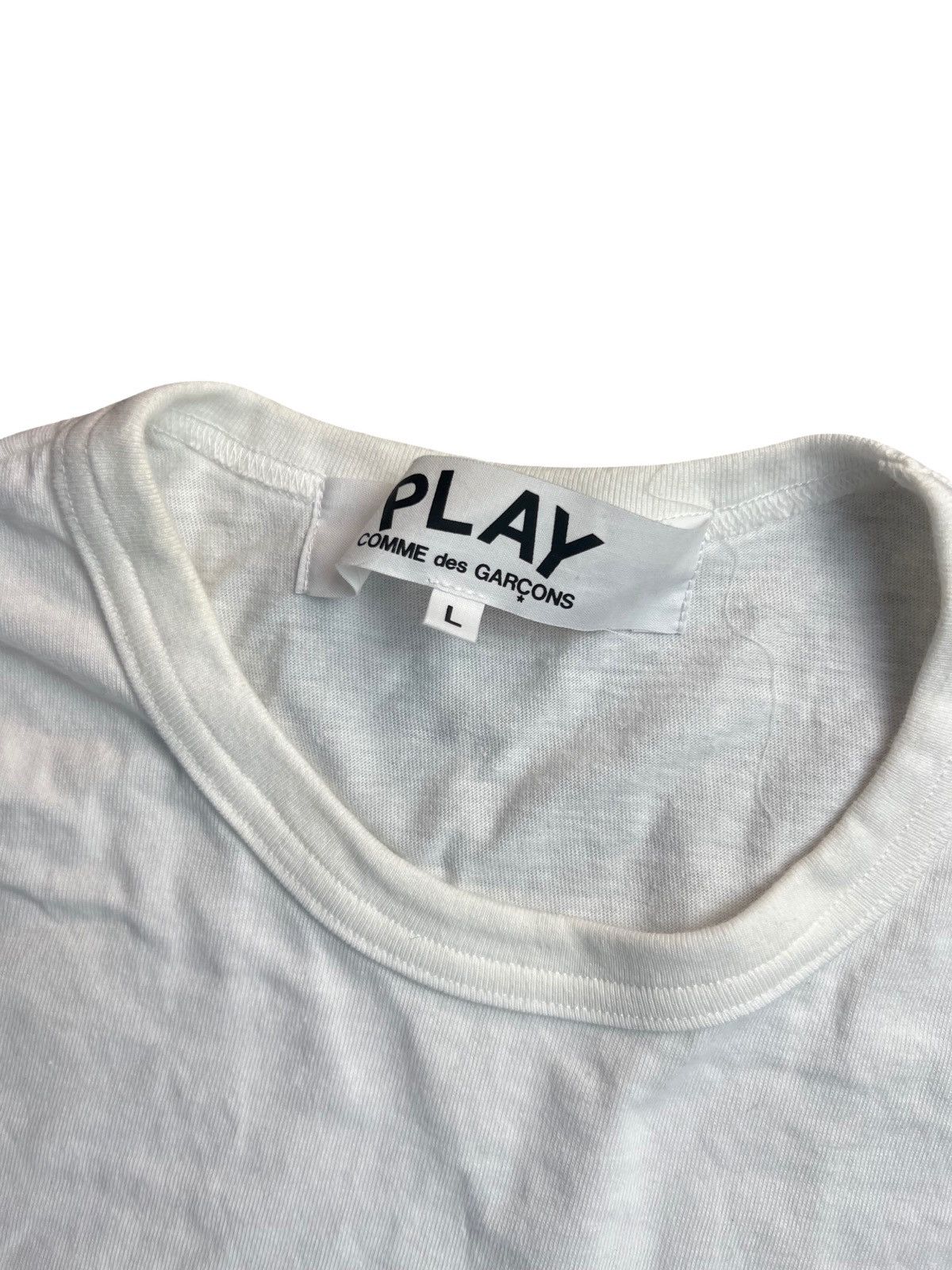 Comme des Garcons Comme des Garçons PLAY Polka Dot Heart T-Shirt Size L Unworn Size US L / EU 52-54 / 3 - 2 Thumbnail