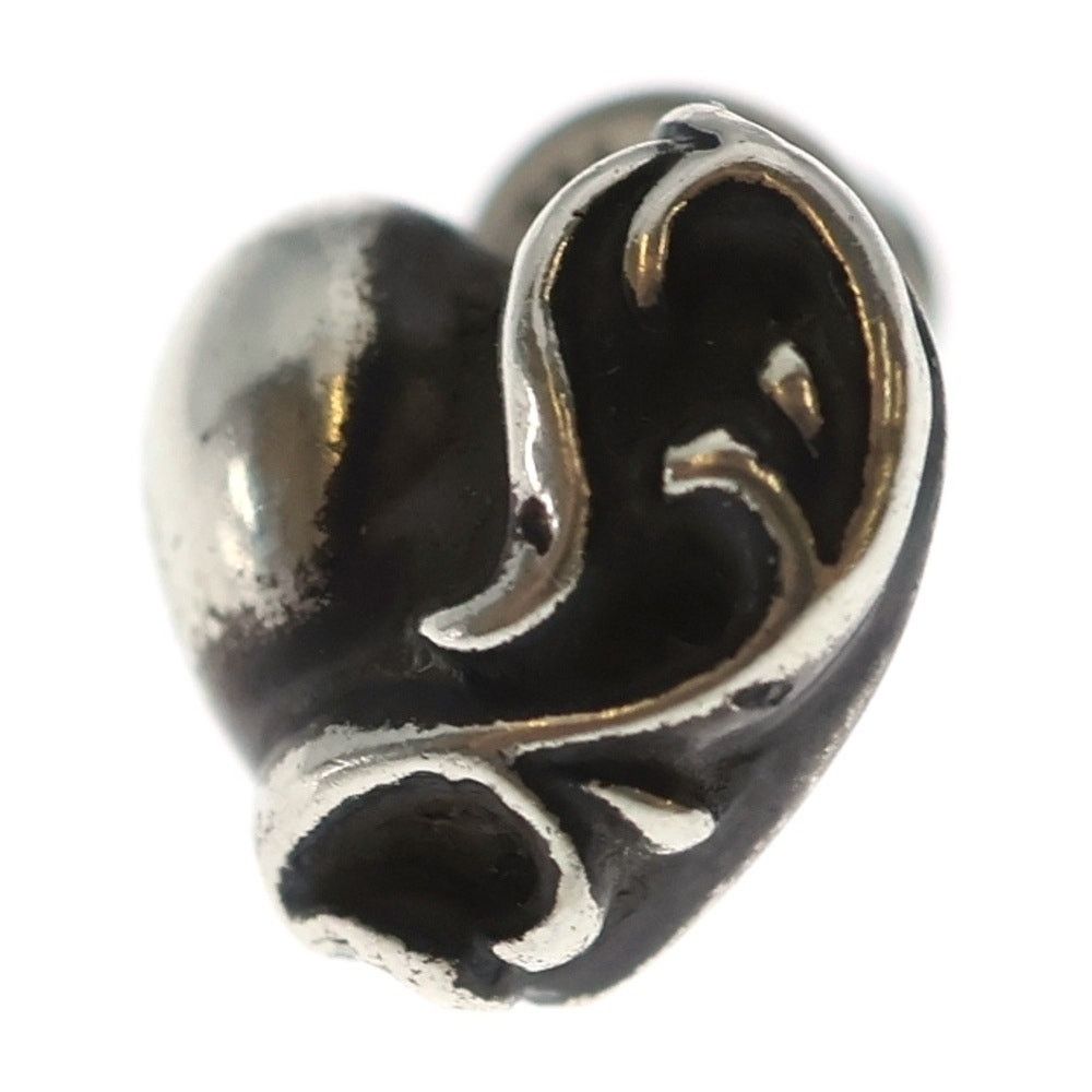 Chrome Hearts Chrome Hearts Heart Stud Earring Silver Size ONE SIZE - 1 Thumbnail