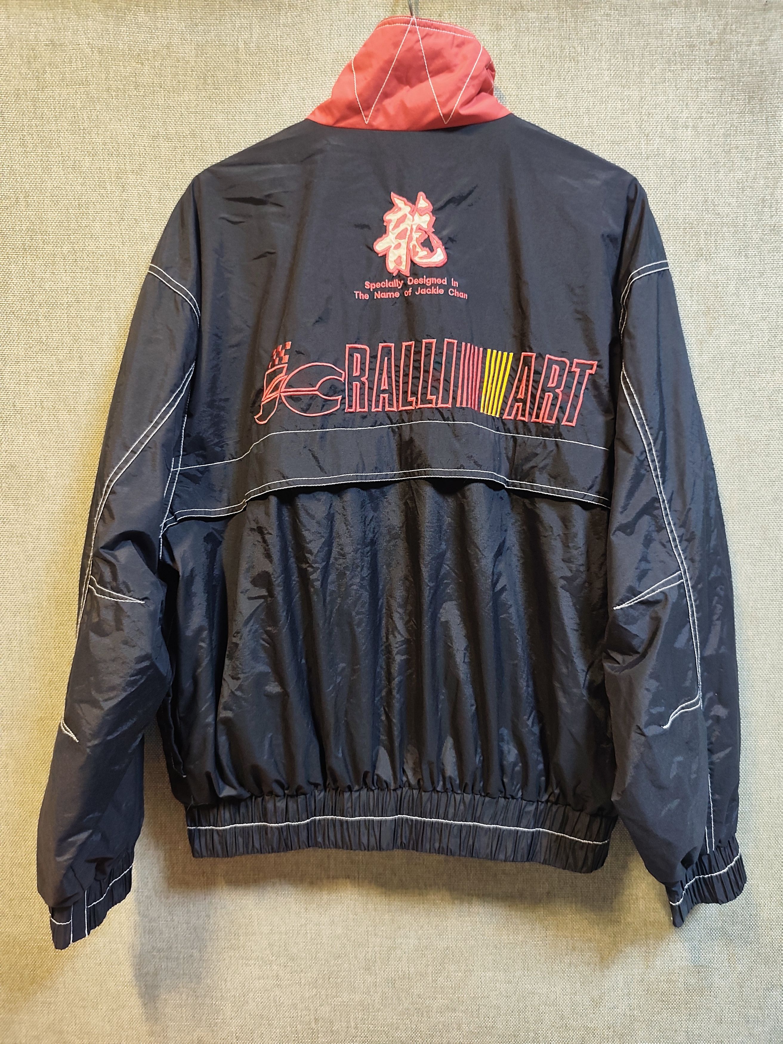 Vintage 90s Jackie Chan Ralliart windbreaker