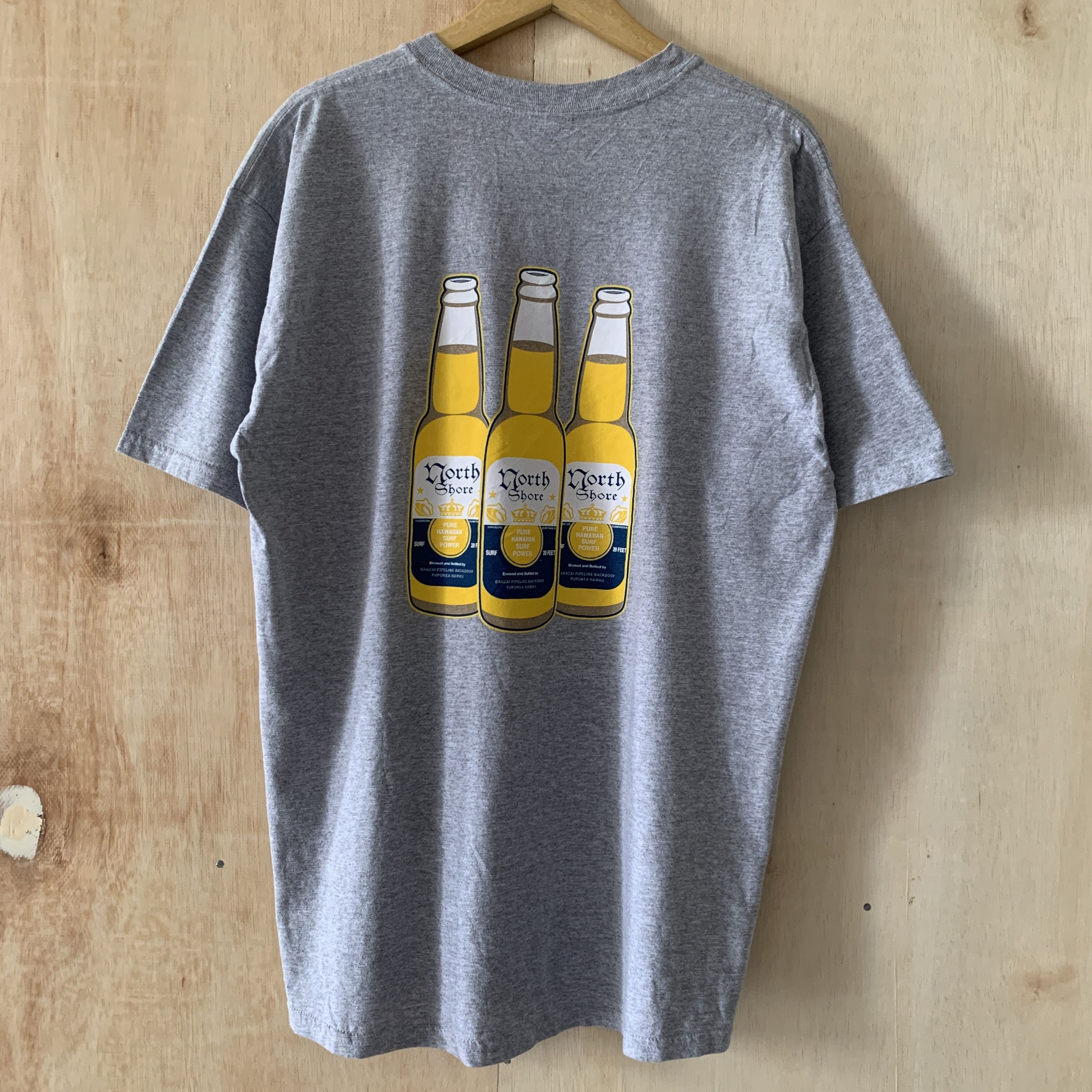 Gildan North Shore Surf Tee Corona Beer Parody Tee Size US XL / EU 56 / 4 - 3 Thumbnail