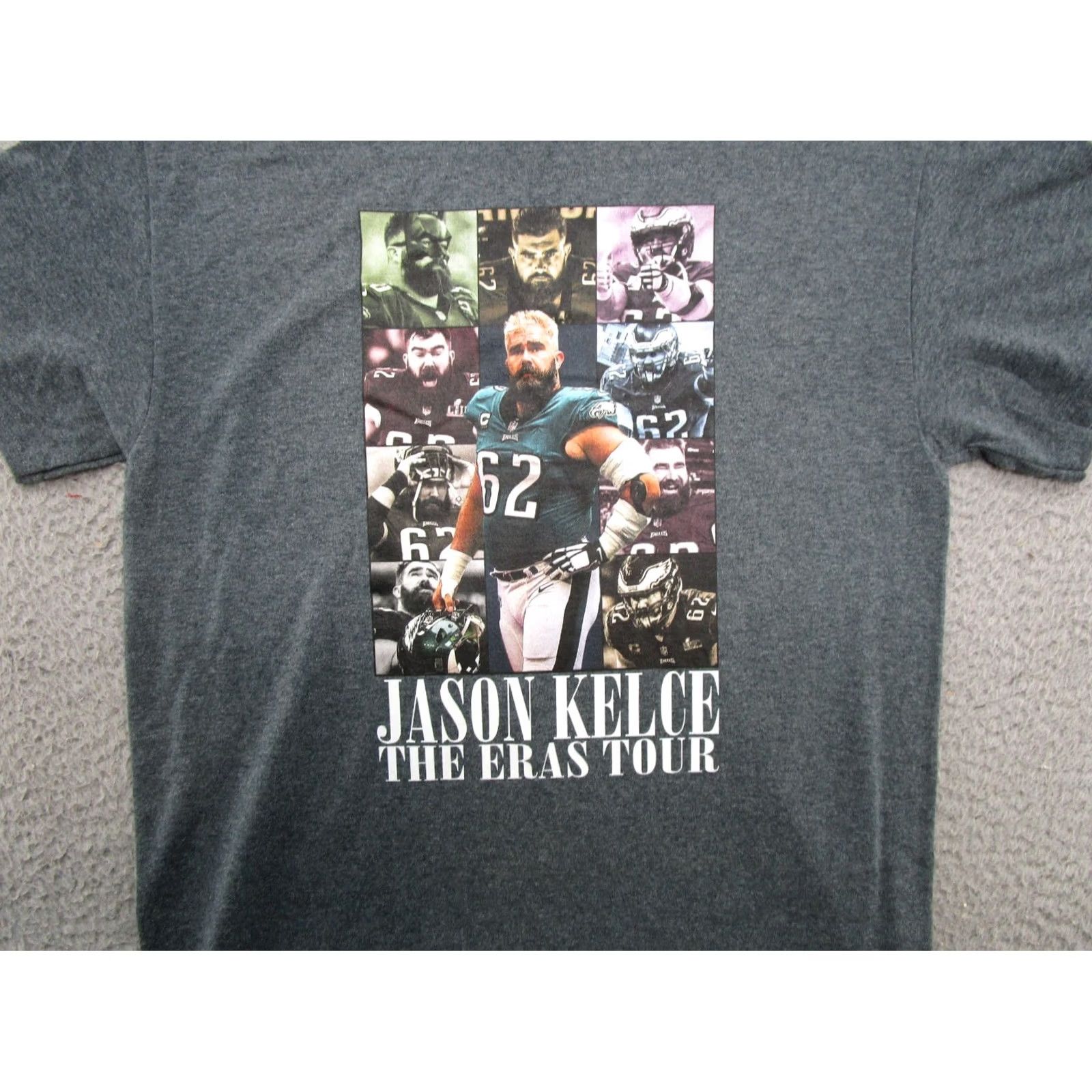 Gildan Jason Kelce Eras Tour Taylor Swift Parody Funny Shirt Adult S Multicolor NFL Shirts Mens Size US S / EU 44-46 / 1 - 2 Thumbnail