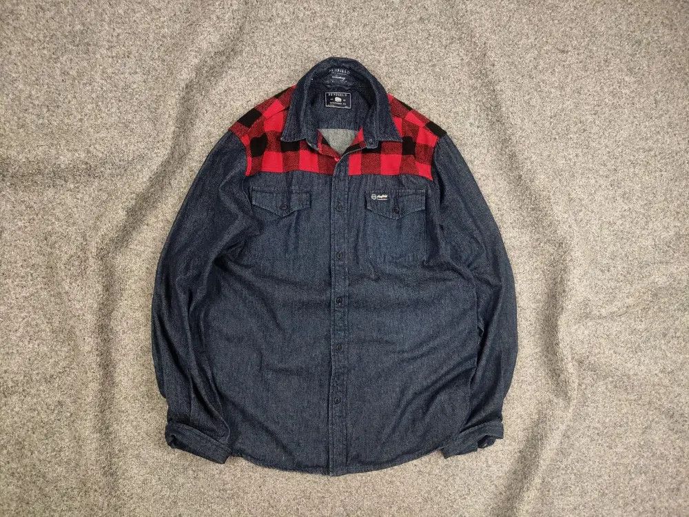 Penfield × Vintage Penfield Hudson laundry Denim Check shirt USA Style Size US S / EU 44-46 / 1 - 1 Thumbnail