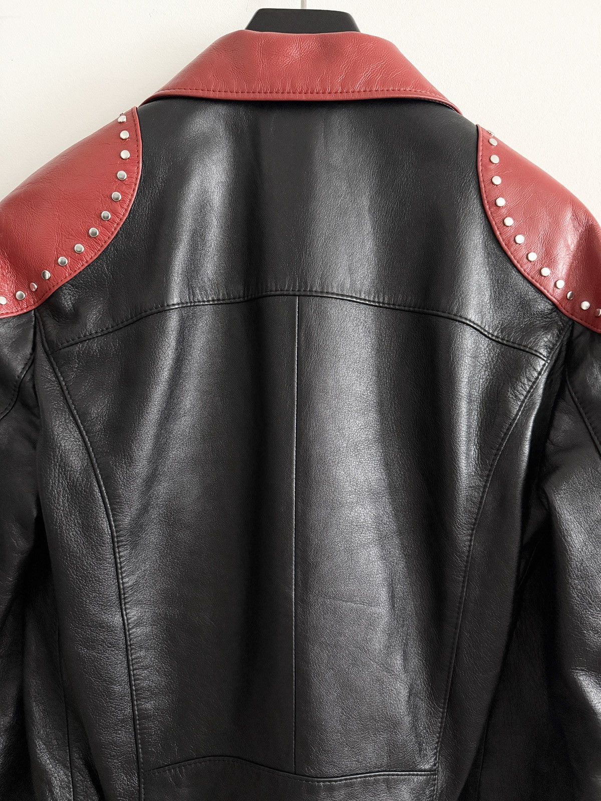 Celine HOLY GRAIL! Celine Runway Studded Leather Biker Jacket Size US M / EU 48-50 / 2 - 7 Thumbnail