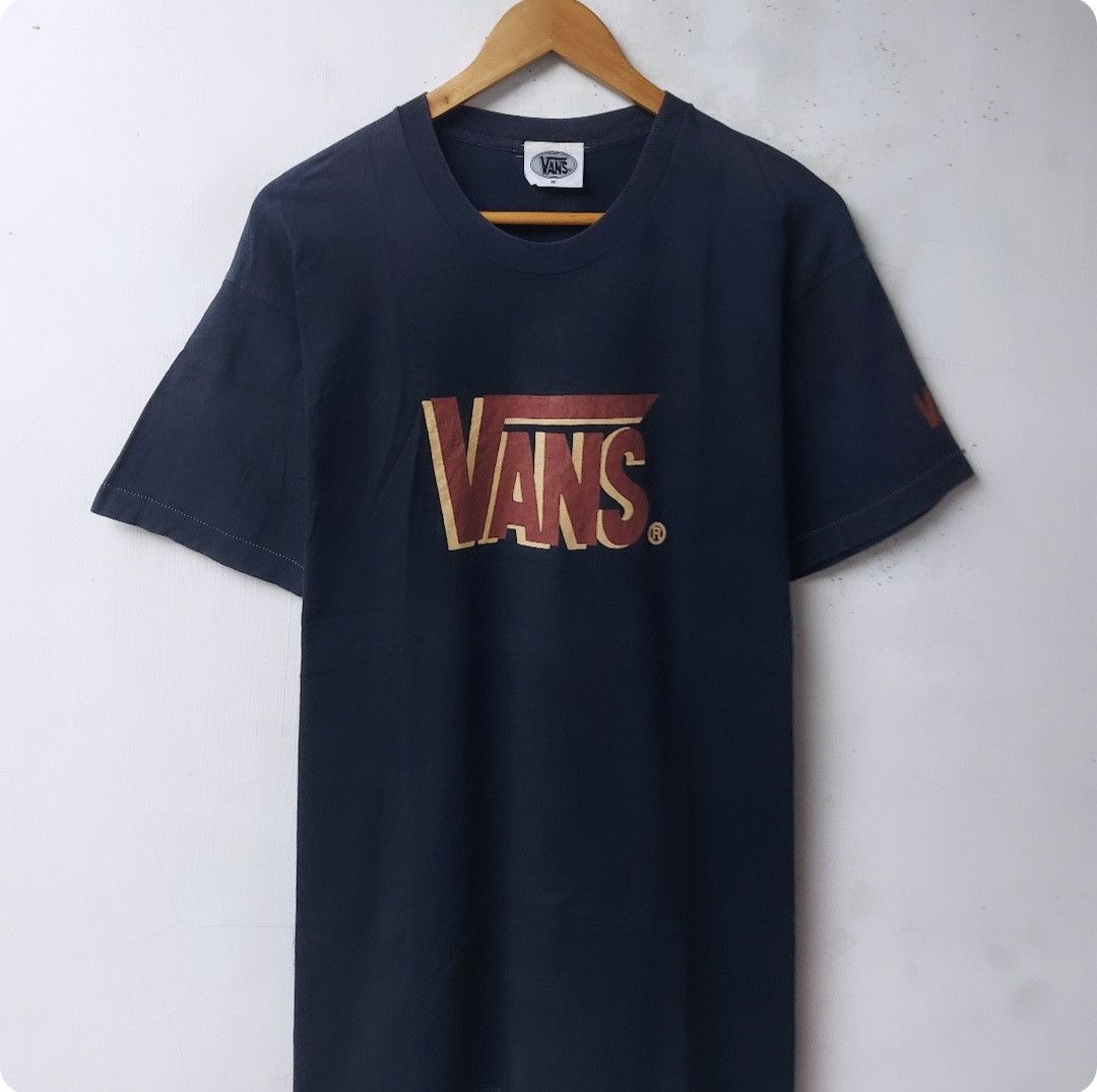 Vans Vtg 90s VANS Off The Wall Tshirt Size US M / EU 48-50 / 2 - 2 Thumbnail