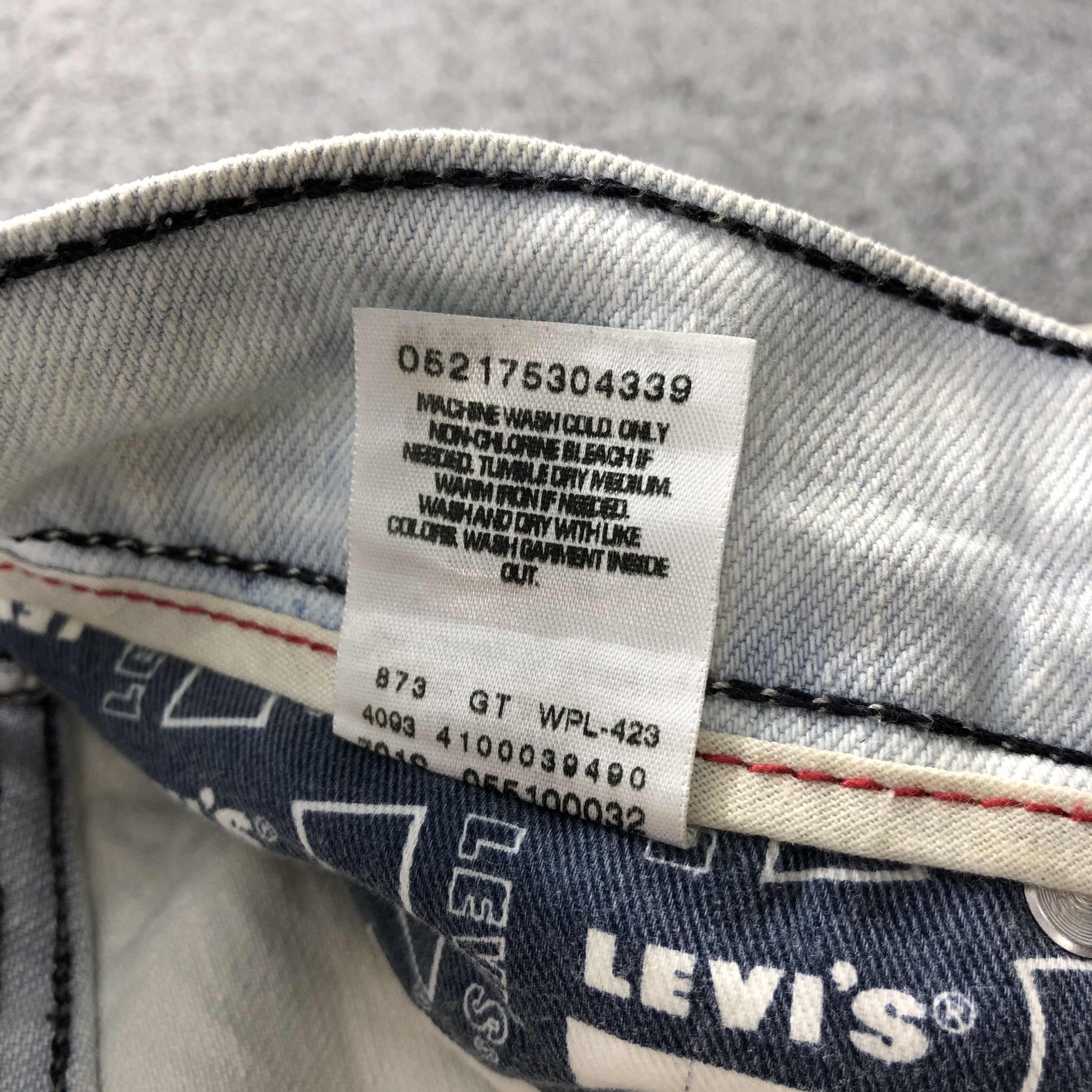 Levi's Vintage Levis 510 Jeans Skinny Denim KJ478 Size US 36 / EU 52 - 10 Thumbnail
